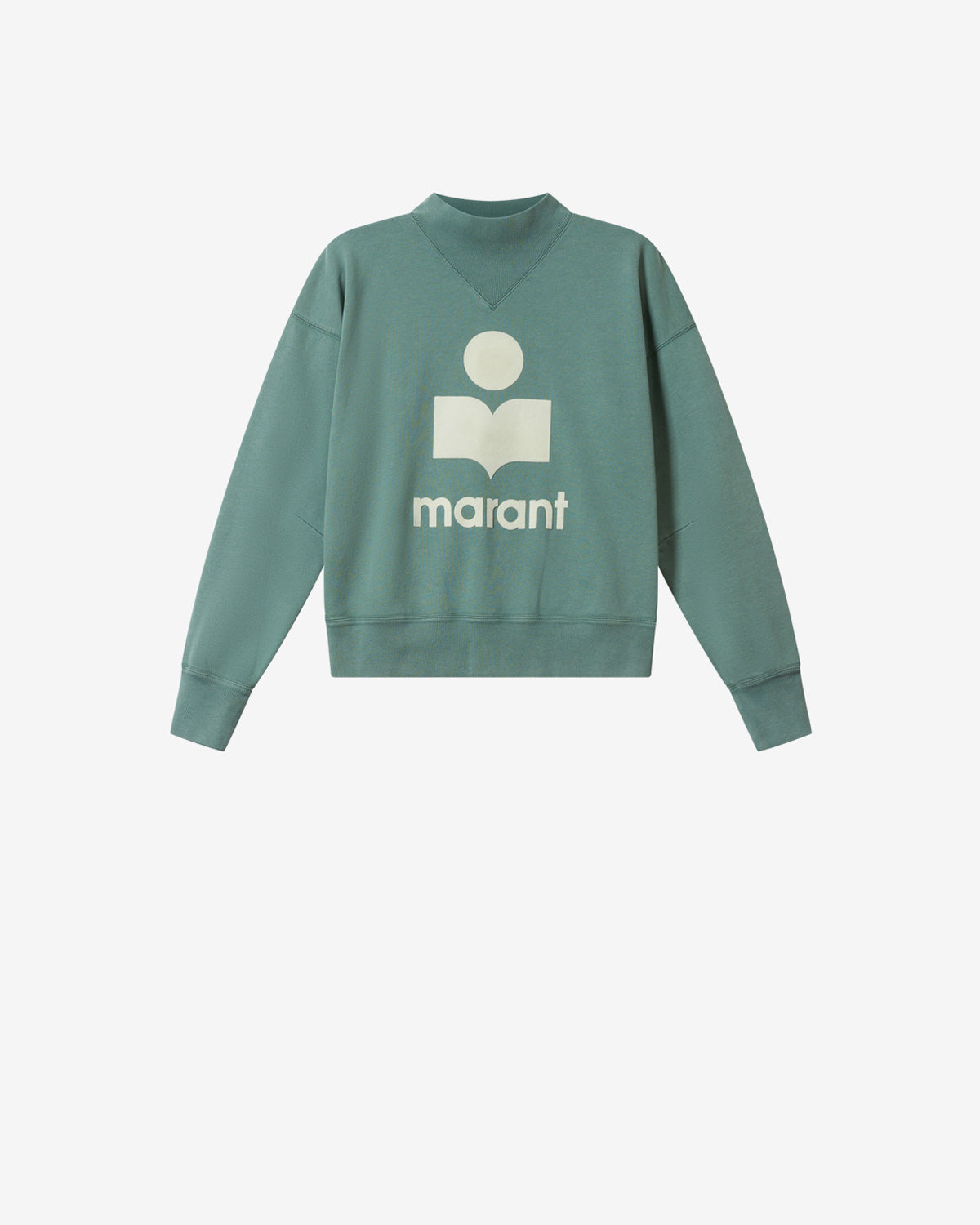 Isabel Marant Moby sweatshirt coton sauge écru logo
