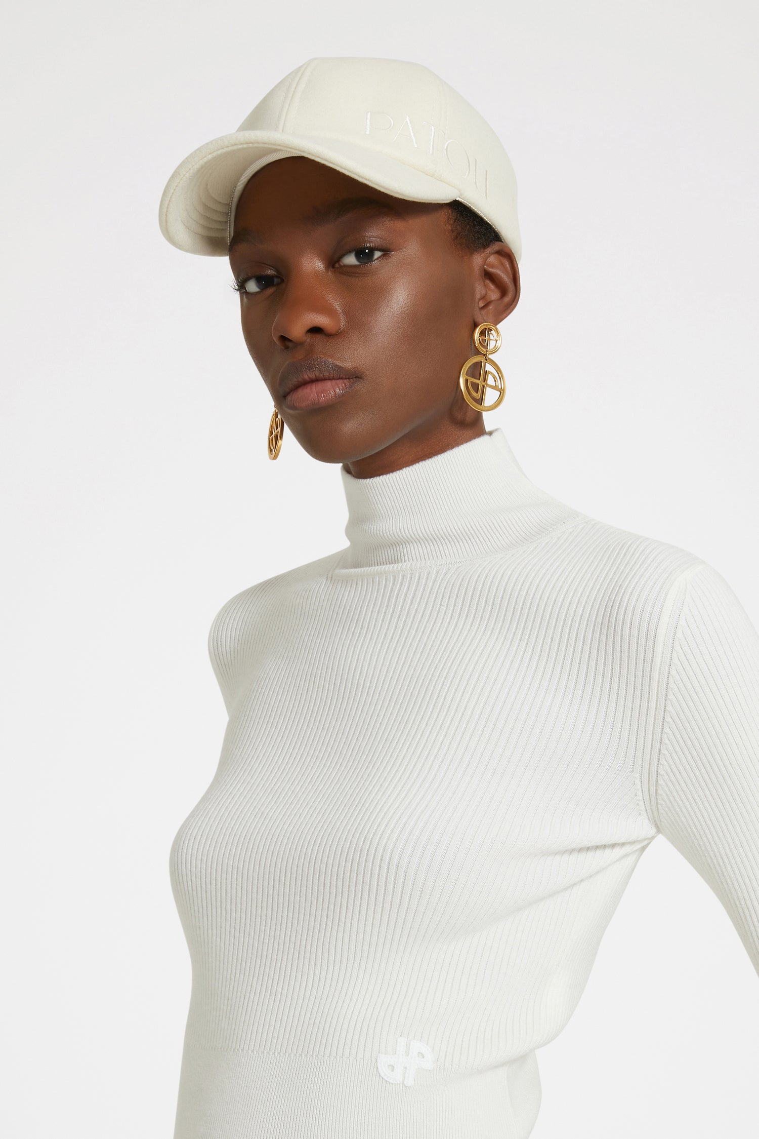 Patou Casquette AC056 Feutre Avalanche blanche