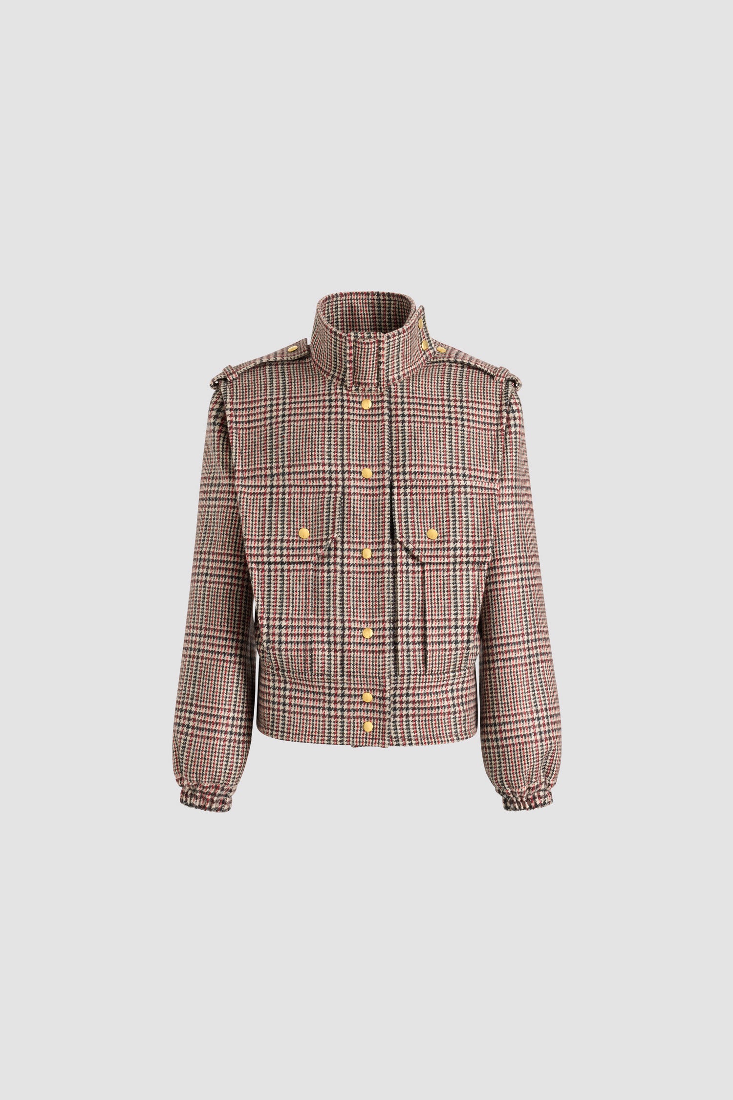 Patou H25OU04002275082 bomber flanelle Prince Of Wales