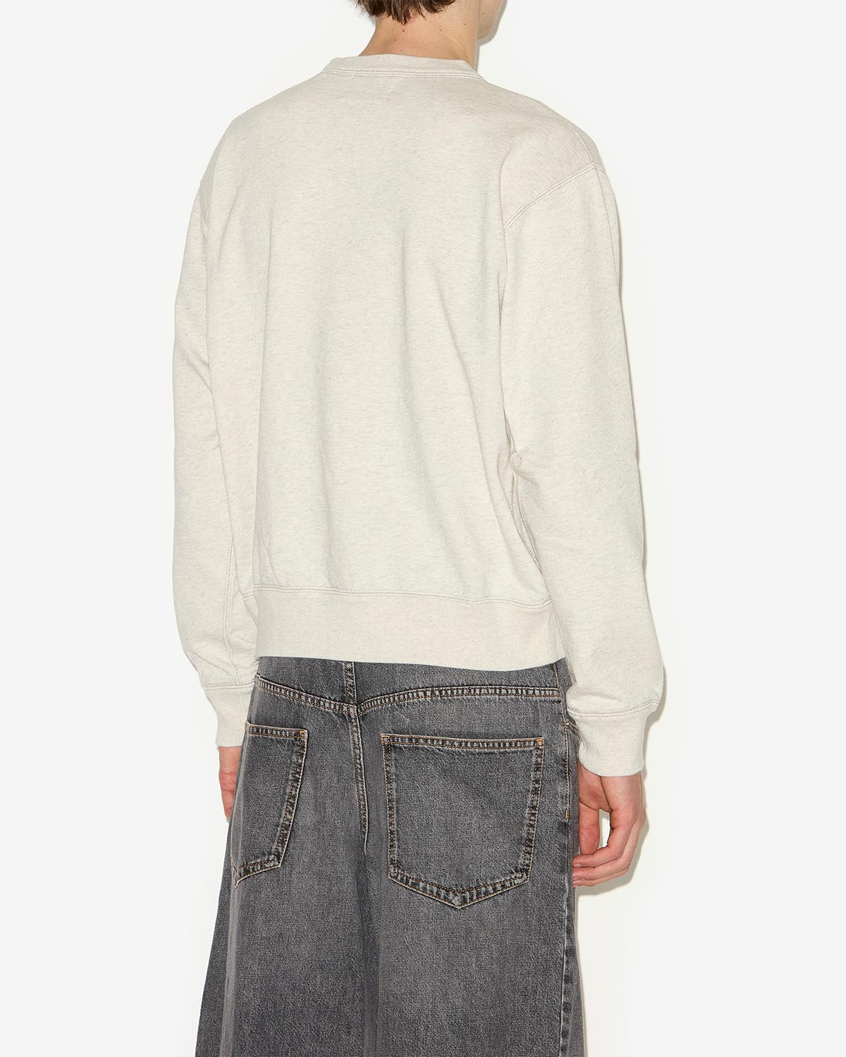Isabel Marant Sweatshirts Mikoy sweatshirt écru coton