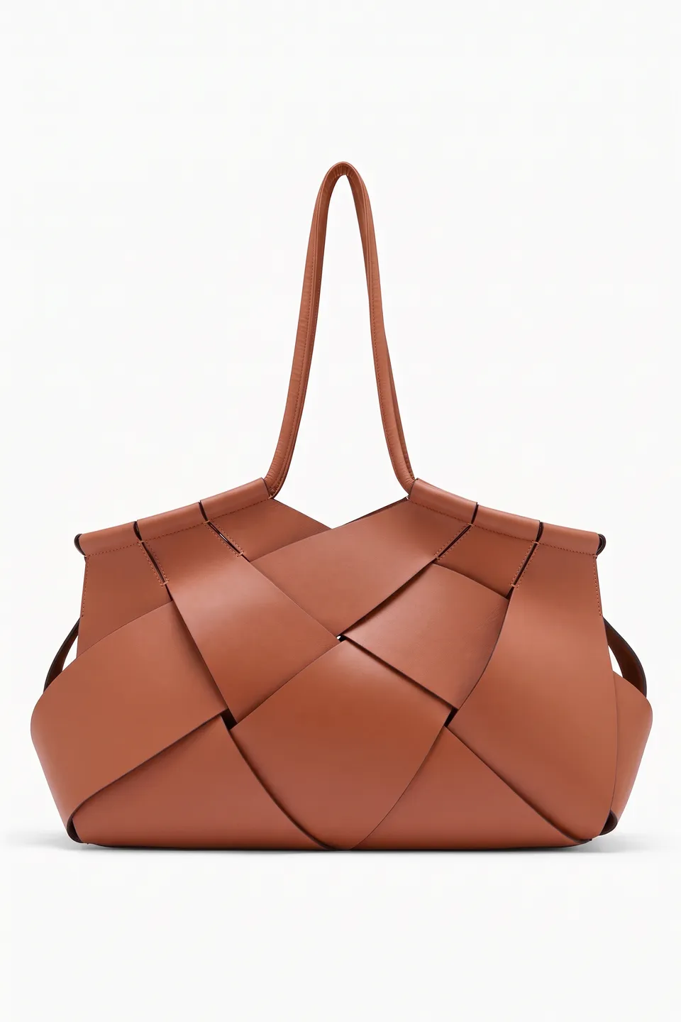 Ulla Johnson Charlotte East West sac cabas cuir sierra