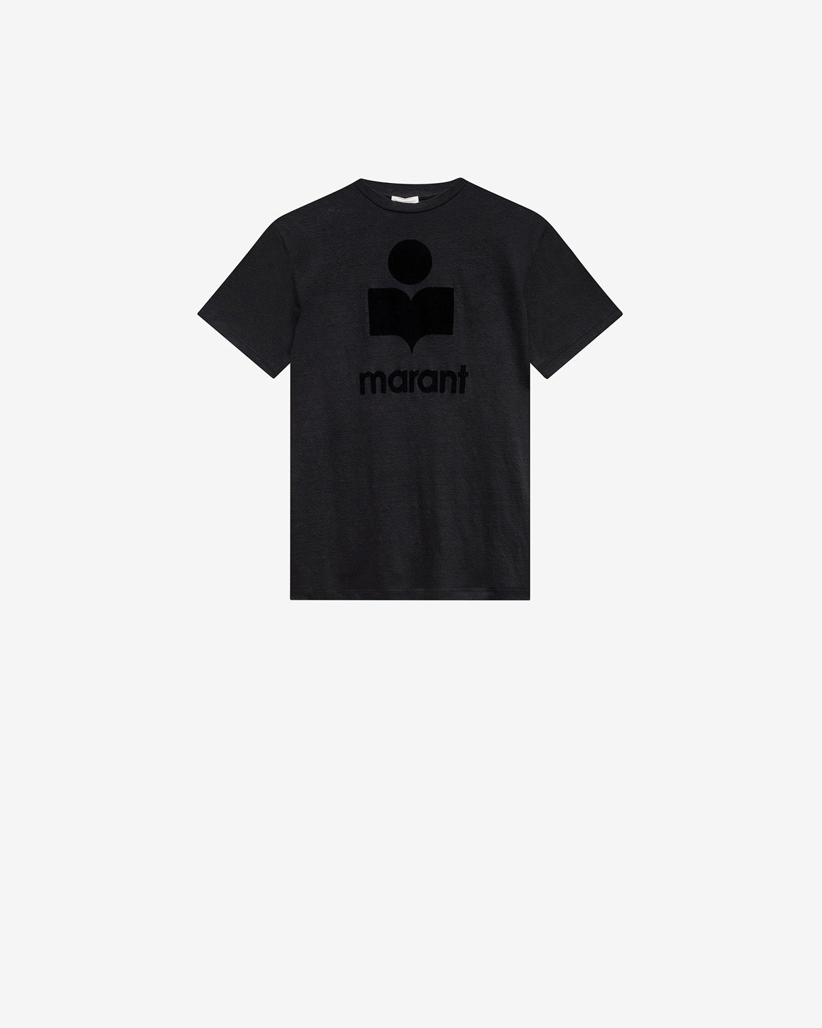 Isabel Marant Zewel T-shirt lin noir logo Marant