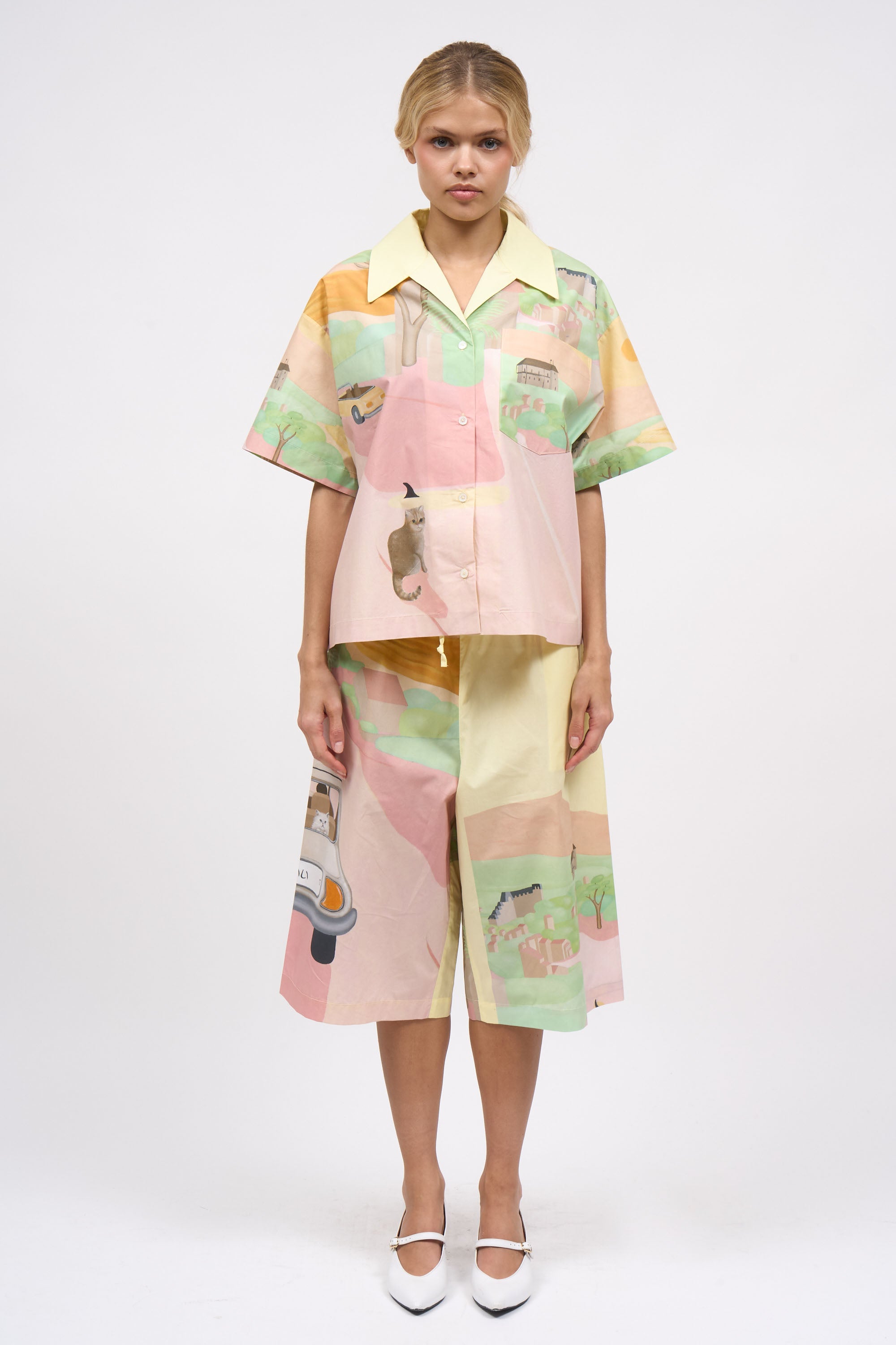 Paul & Joe Hauts chemise Écume coton jaune nacre
