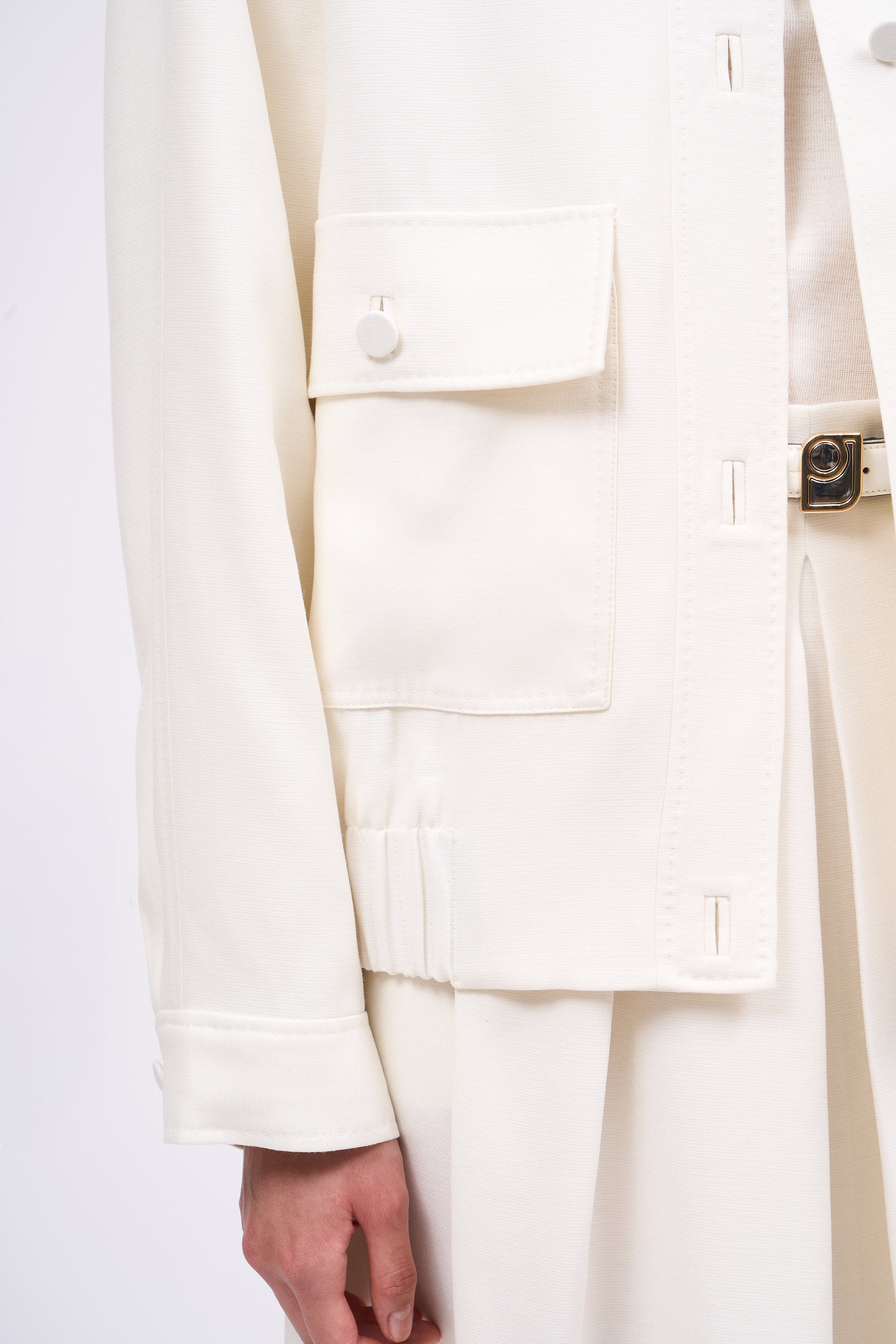 Paul & Joe Batignole veste bomber verte laine soie
