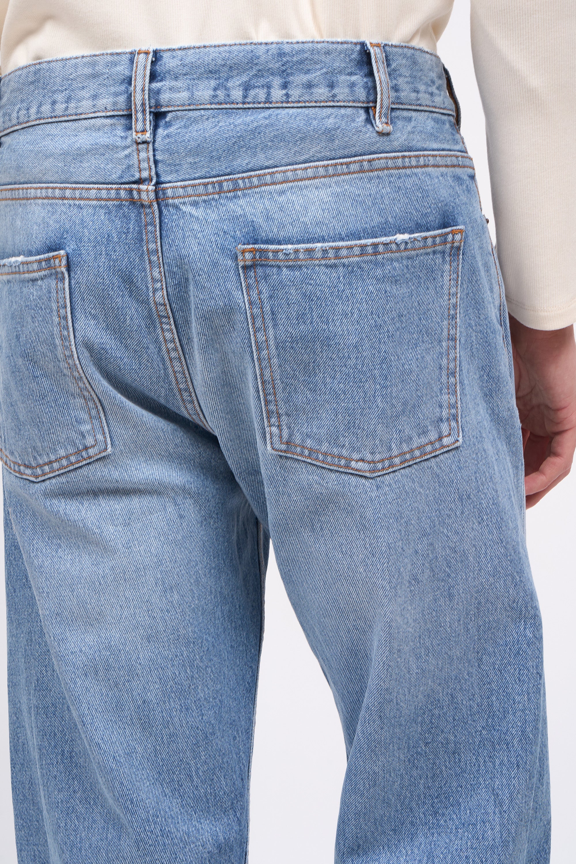 Paul & Joe Tailoring Jamie jean délavé jambe large coton