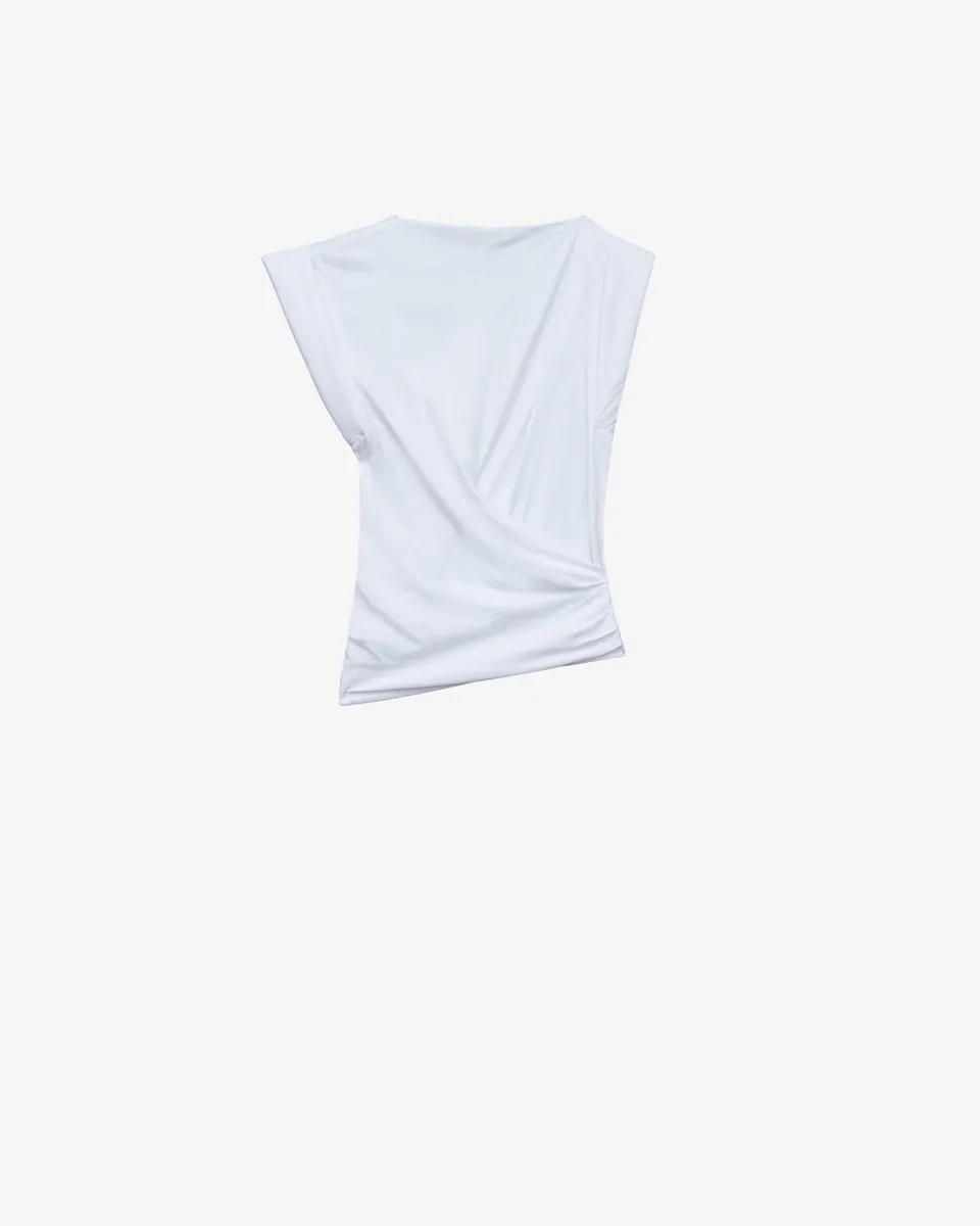 Isabel Marant Maisan t-shirt blanc coton col bateau