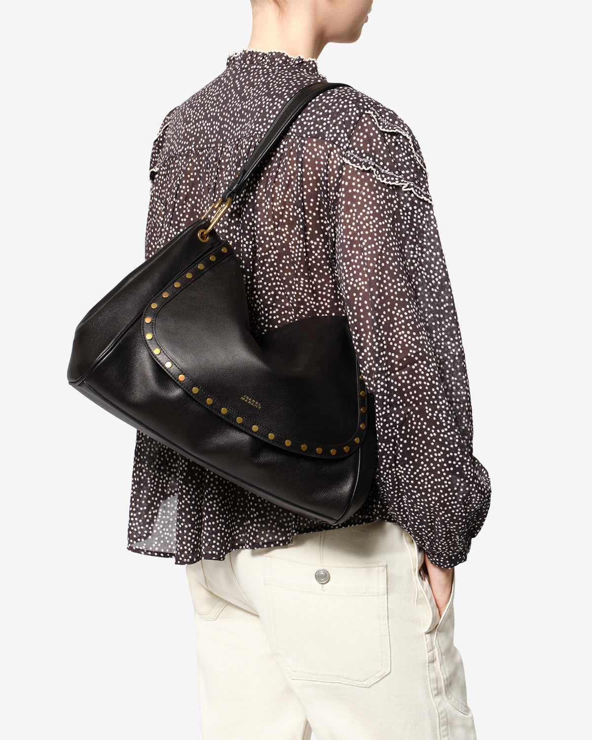 Isabel Marant Chany PP0517FA sac cuir noir XL