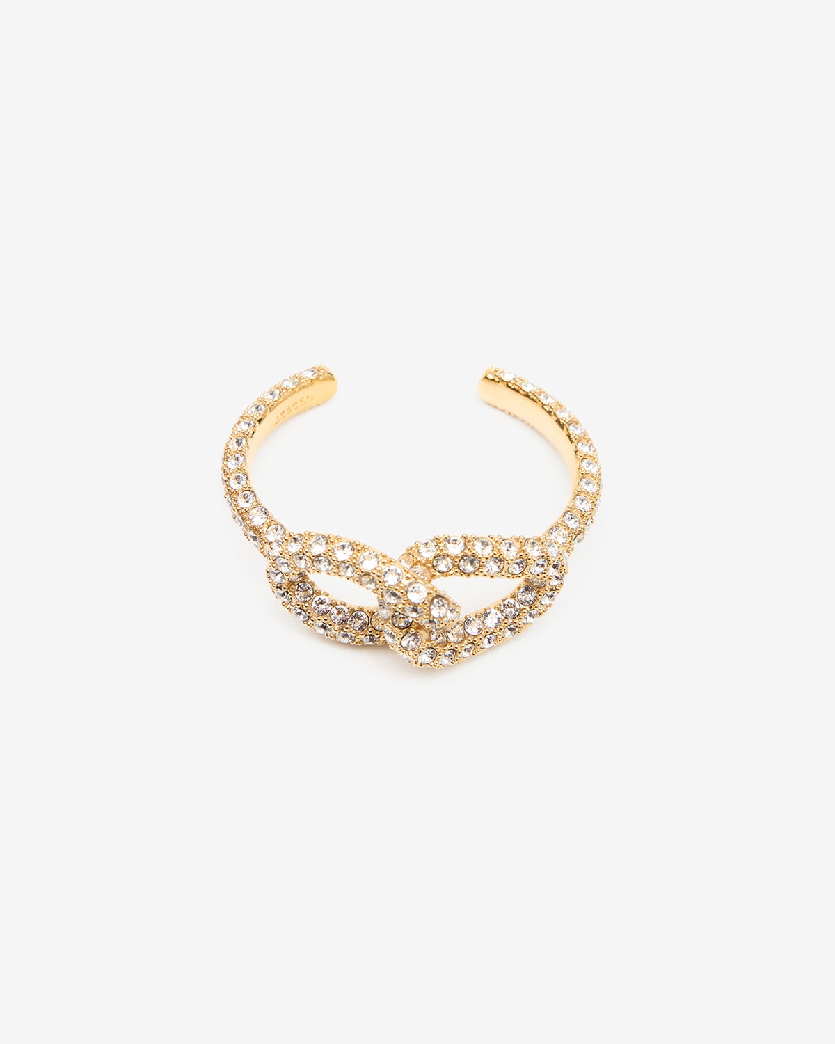 Isabel Marant Funky bracelet jonc doré transparent