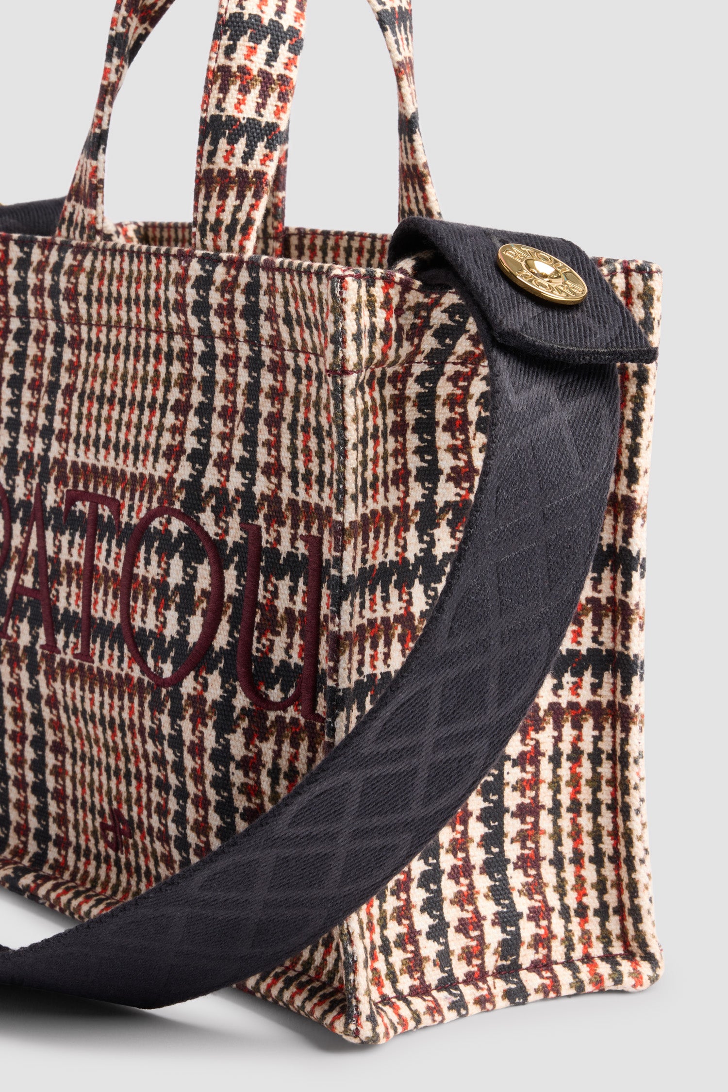 Patou Tote AC044 sac toile prince de Galles