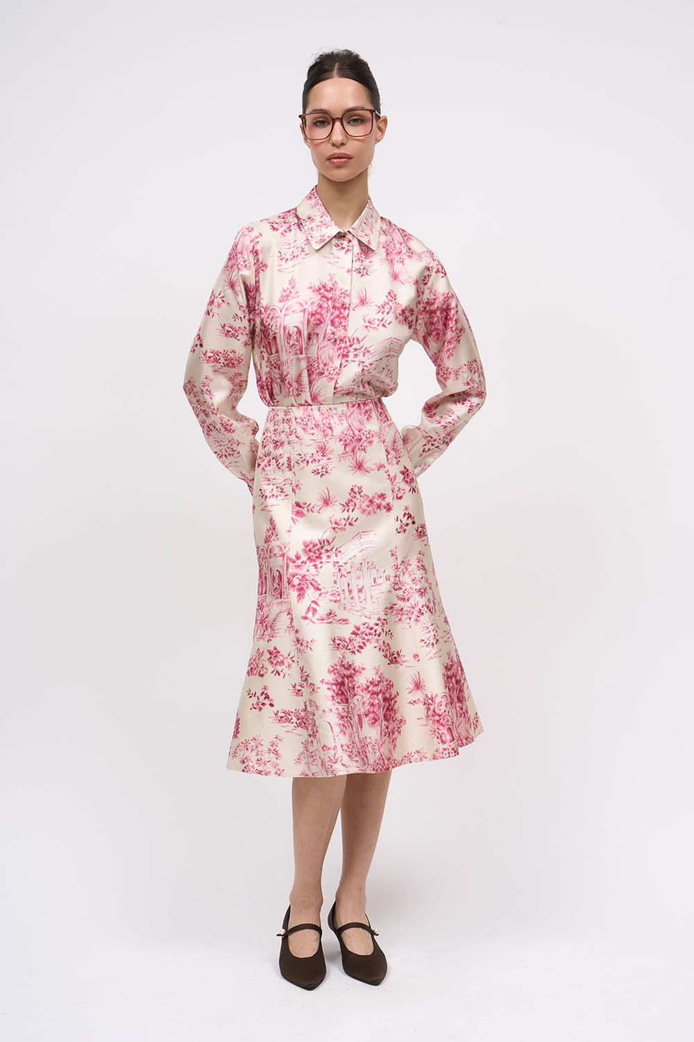 Paul & Joe Gardenia chemise soie toile de Jouy taille 1