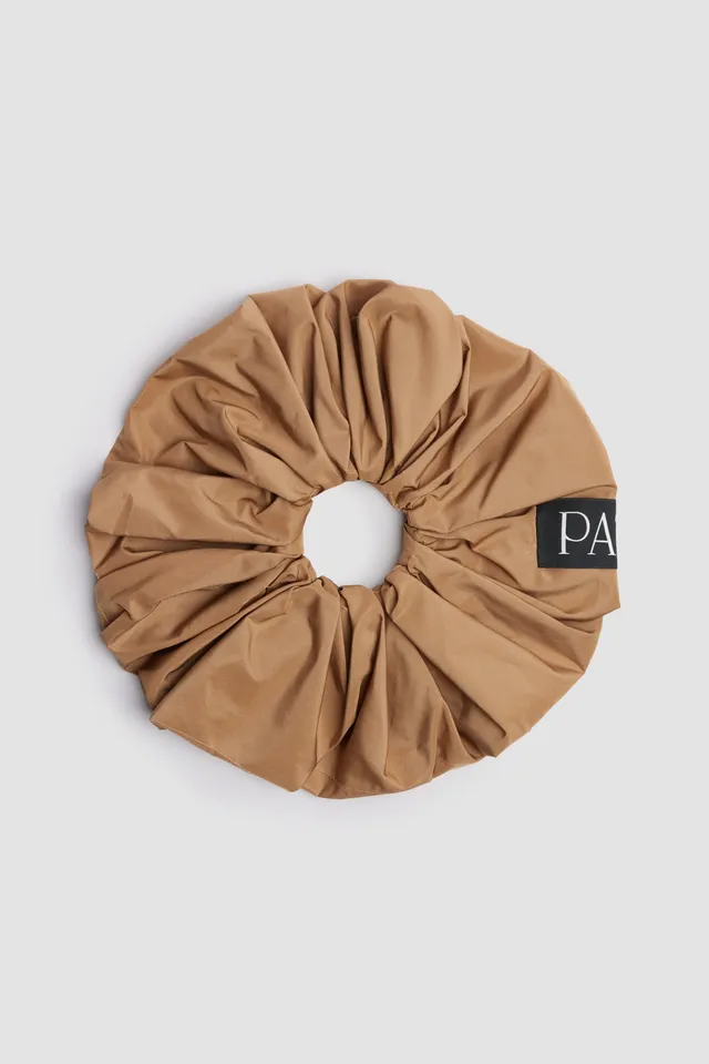 Patou Accessories AC059 chouchou large faille recyclée Gray Sand TU