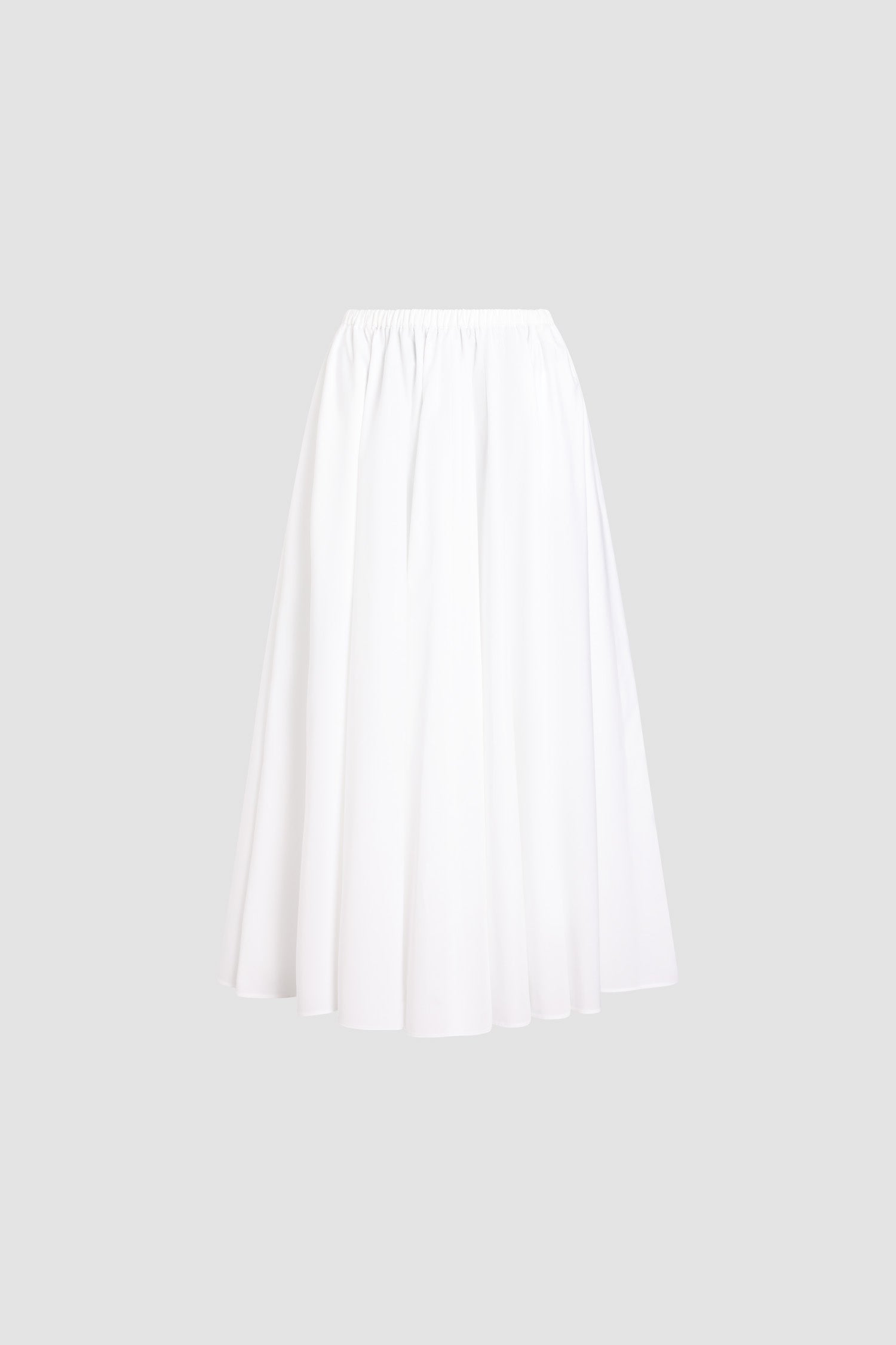 Patou SK111 jupe midi blanche faille recyclée
