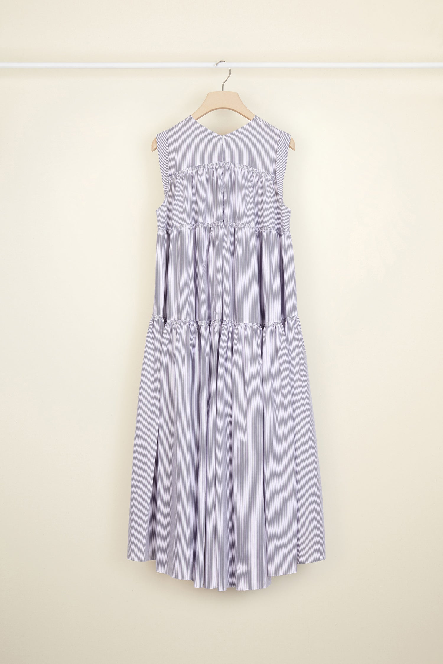 Patou DR0310040603N robe longue coton rayee Biarritz