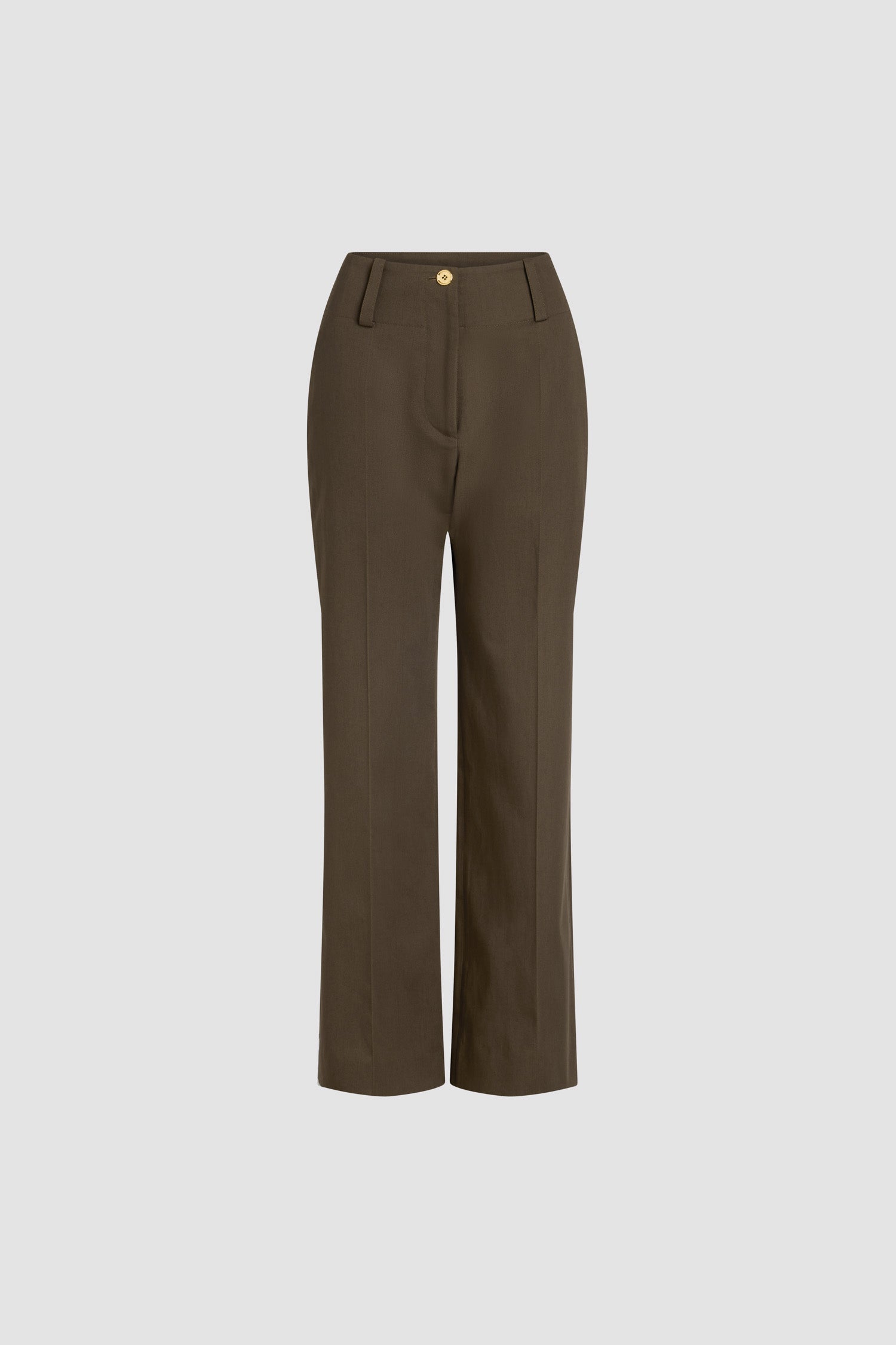 Patou TR045 pantalon gabardine coton bio marron 34