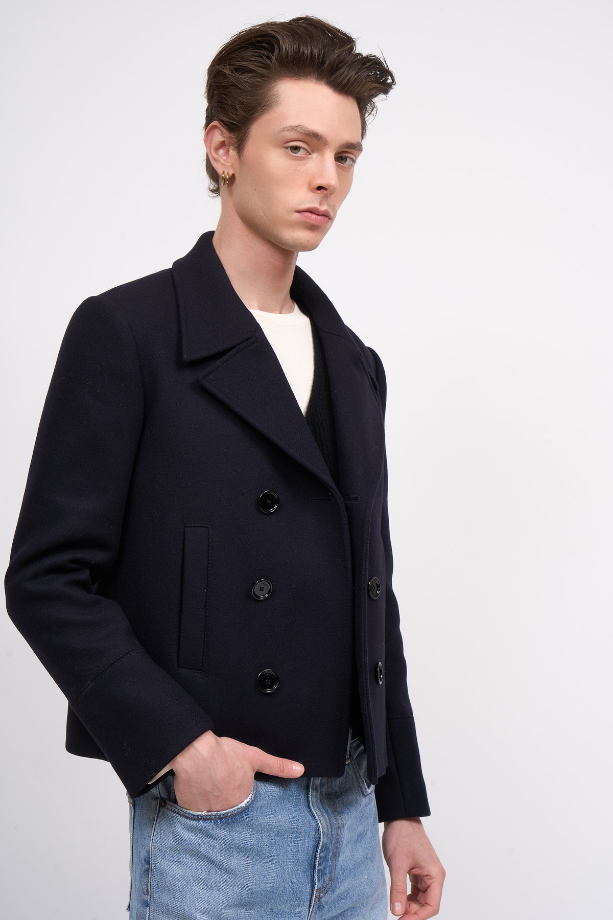 Paul & Joe Elizabeth veste courte laine ajustée doublée