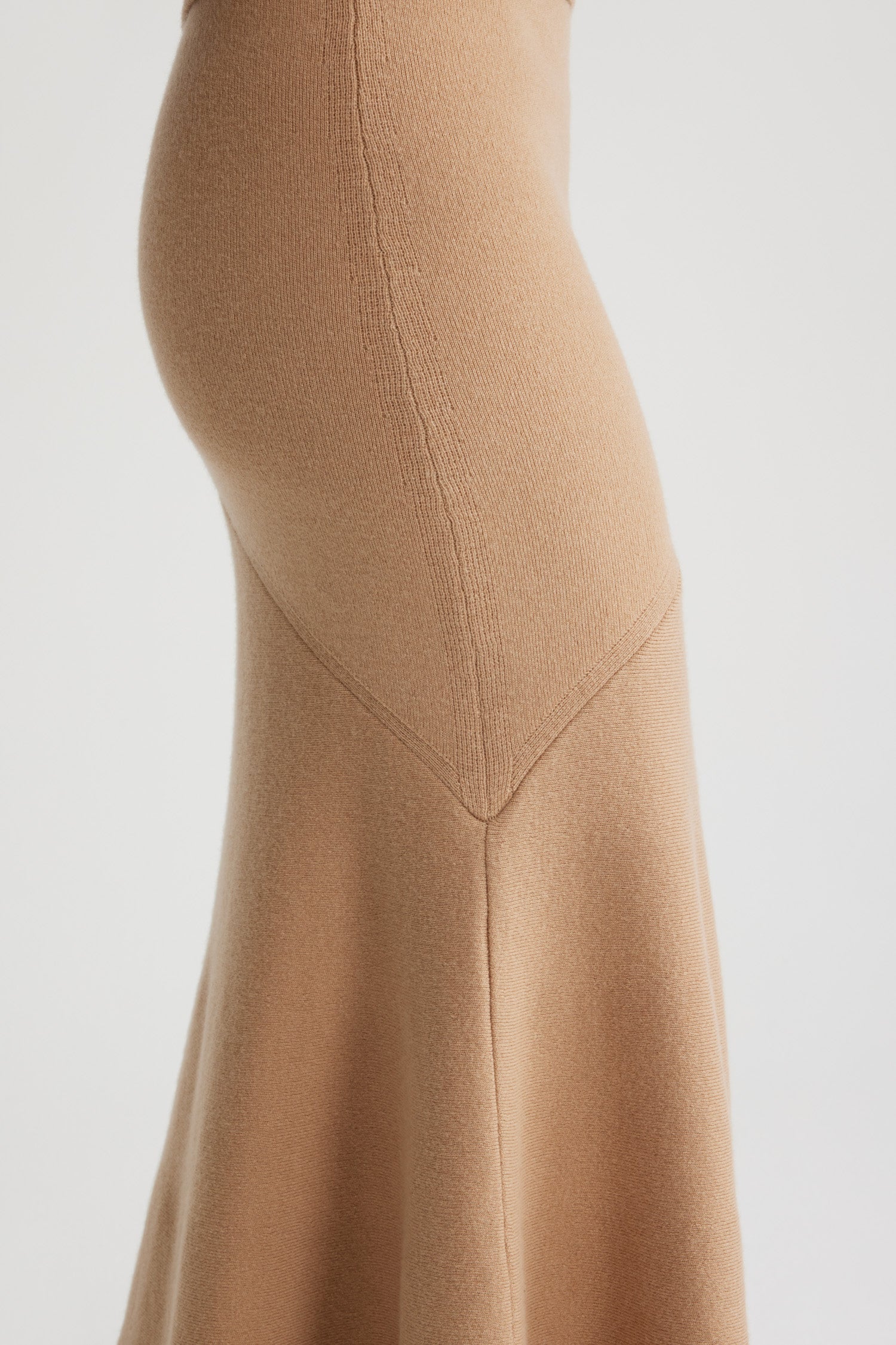 Patou Skirts H24KN215 jupe peplum biscuit laine