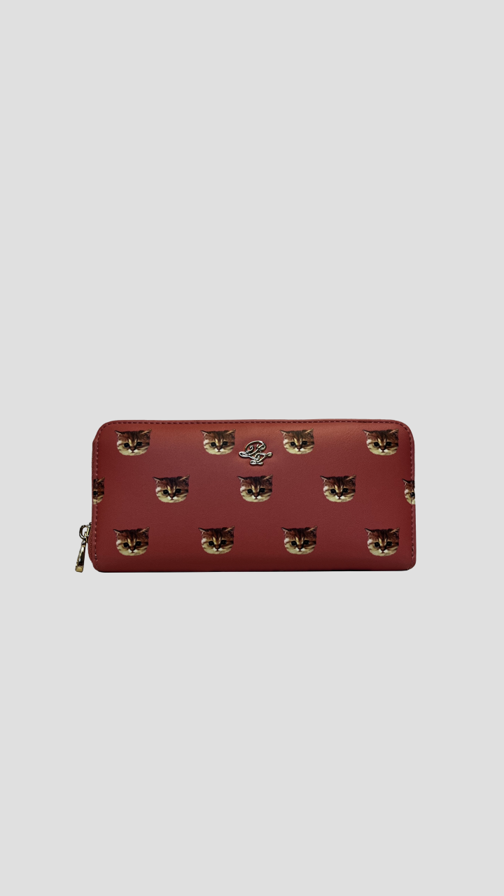 Paul & Joe Portefeuille chat allover zip TU