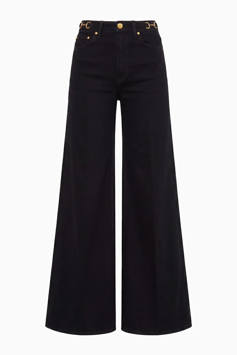 Ulla Johnson Valory Flare Jean jean flare noir stretch