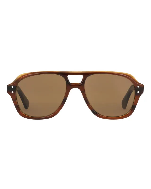 PAUL & JOE Gary02 Lunettes de soleil pilote écaille marron 30 ans