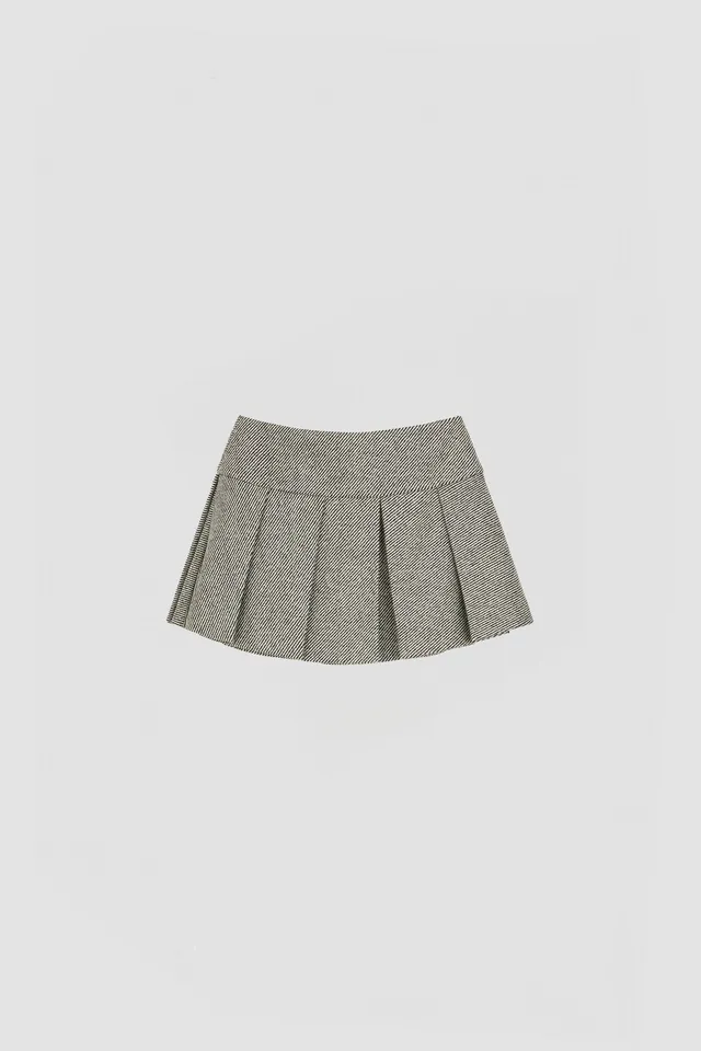 Patou SK044 mini jupe plissée Graphite 34-44