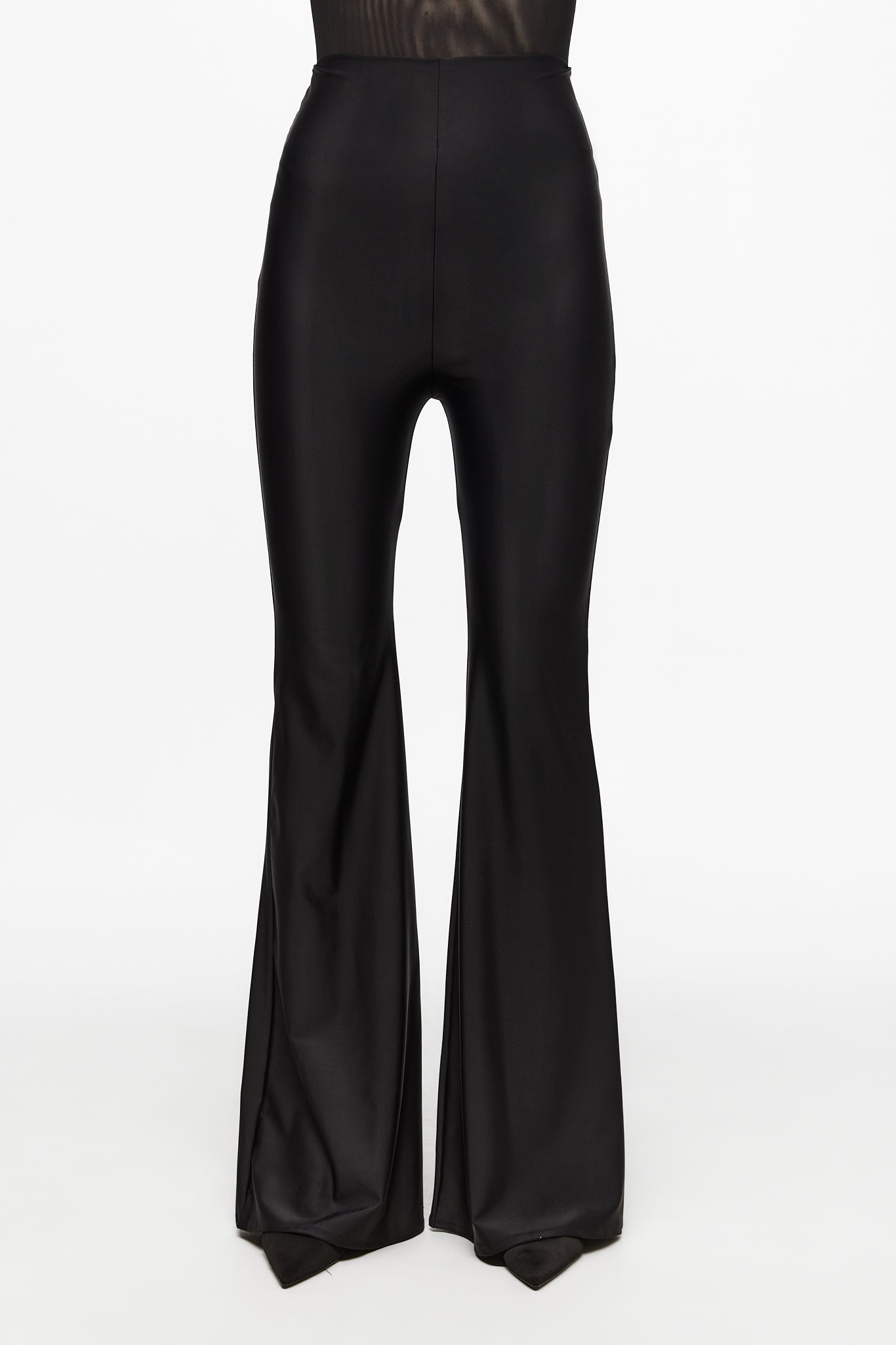 ATU Body Couture pantalon noir taille haute évasé