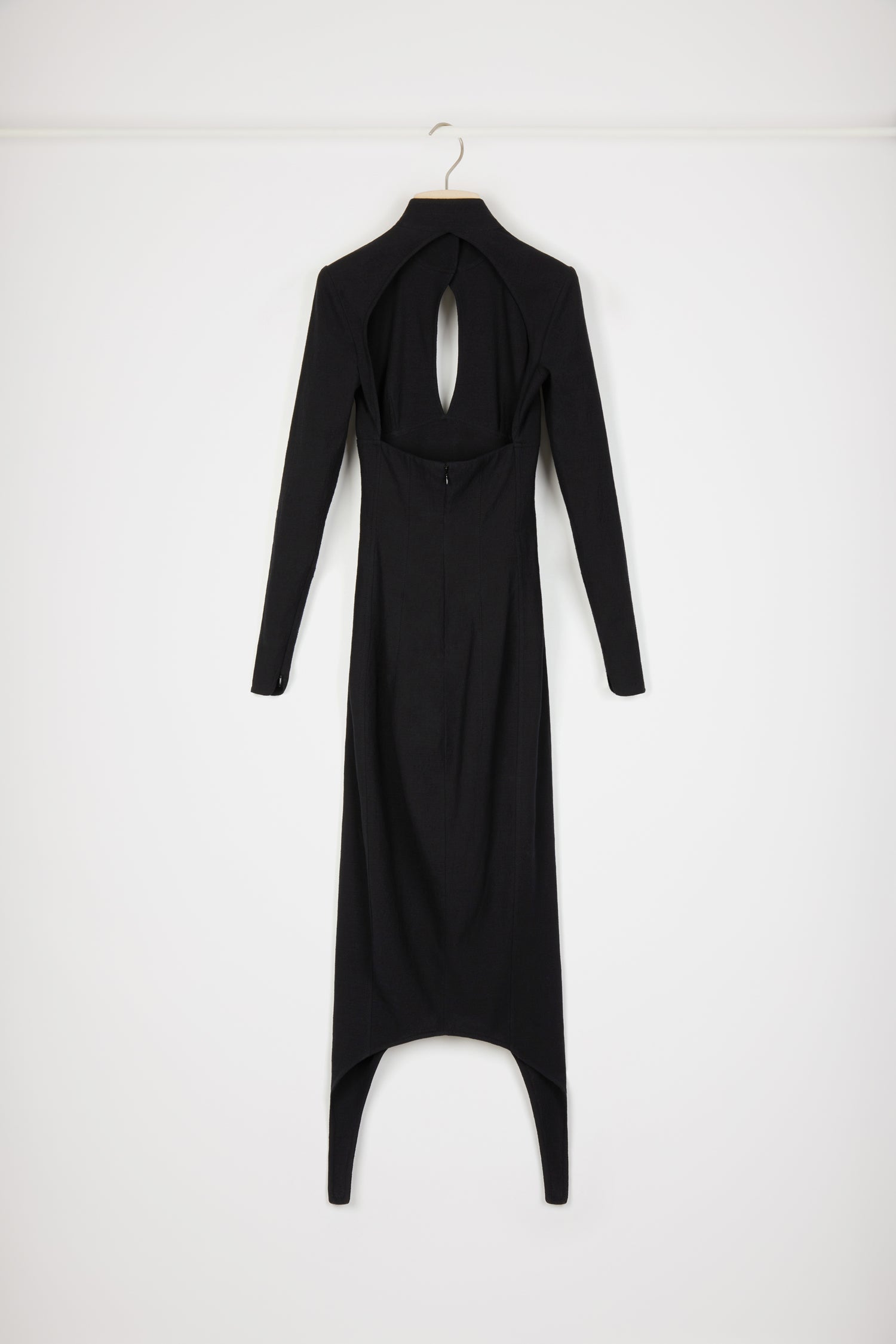 Patou Dresses P23DR1140137999B robe noire dos ouvert