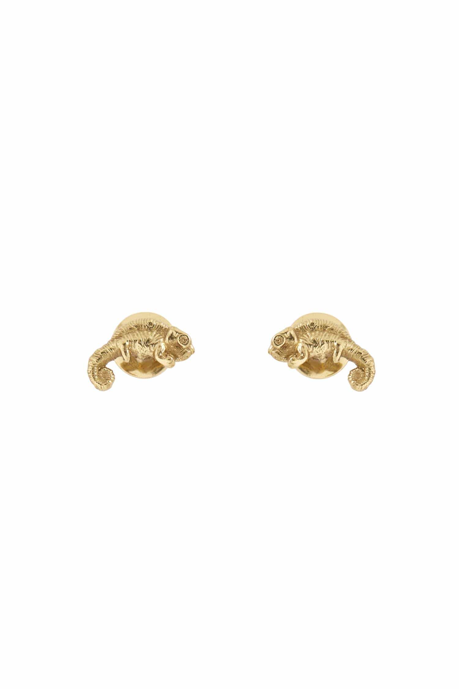 Alemäis Jem Chameleon Stud boucles laiton 3,5g taille unique