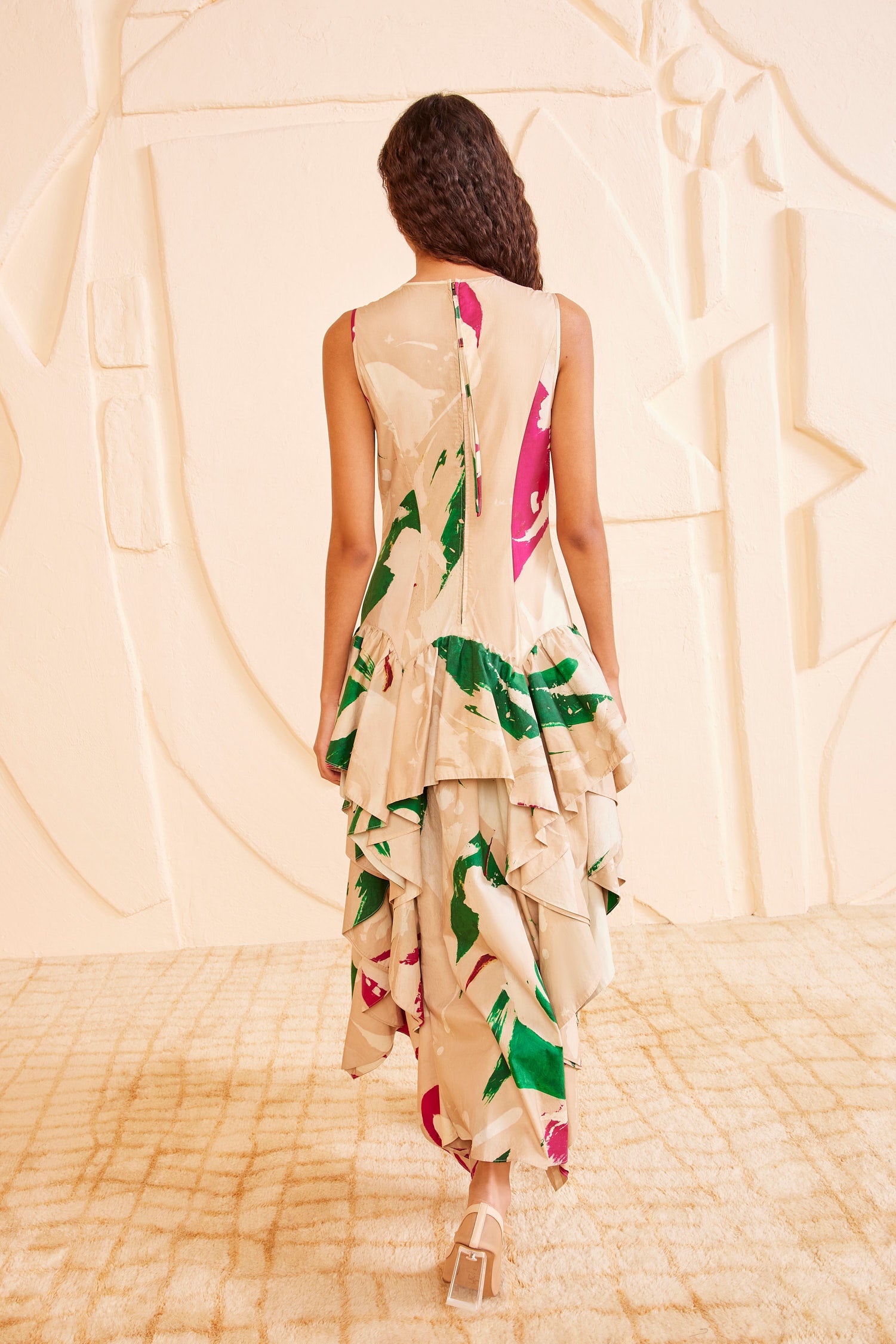 Ulla Johnson Mural robe coton maxi multicolore