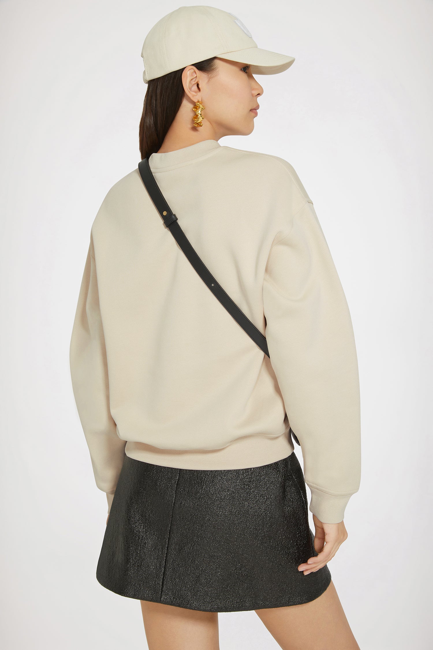 Patou JE115 sweat coton bio beige patch JP
