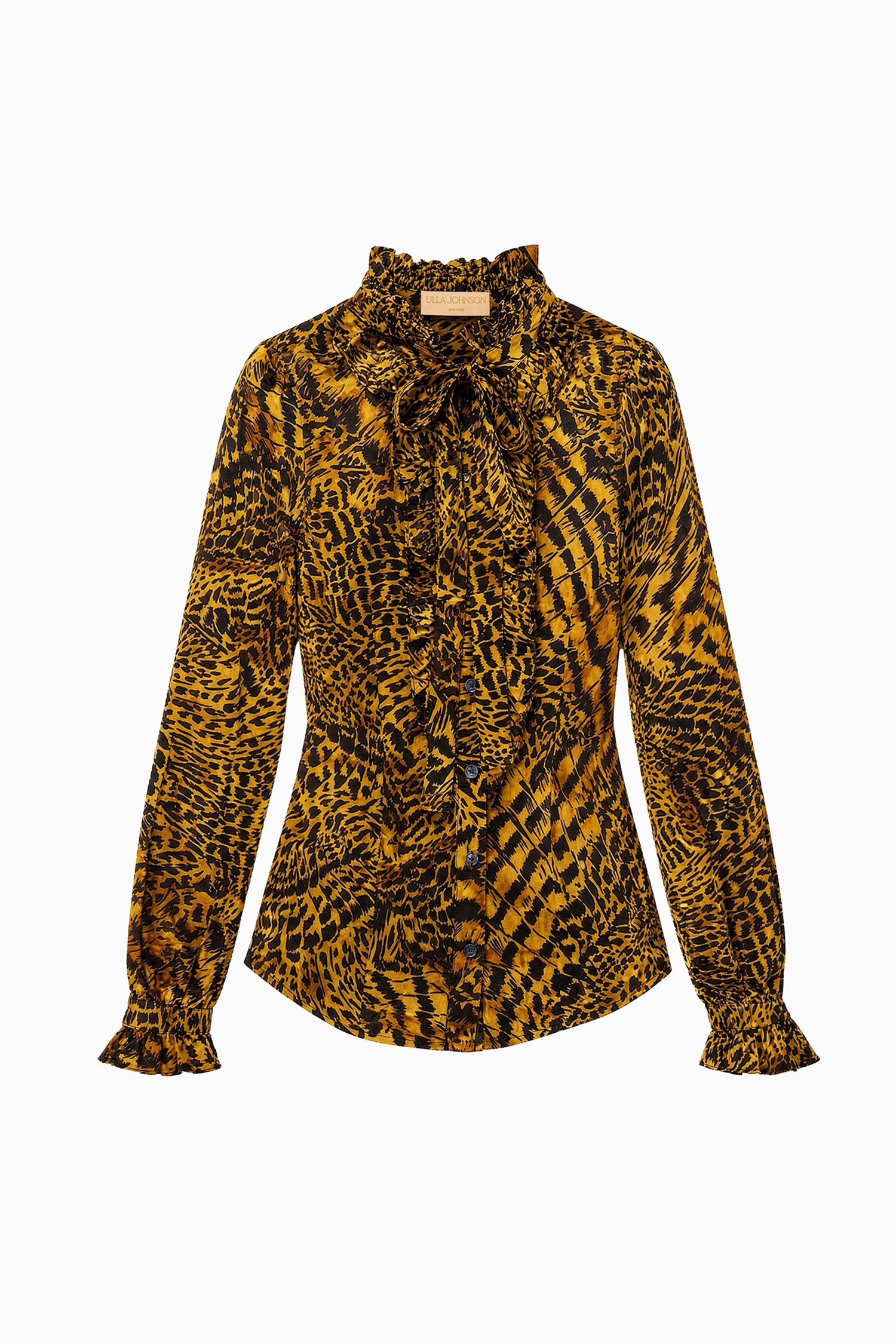 Ulla Johnson Catroux FA260221 blouse Wren soie jaune