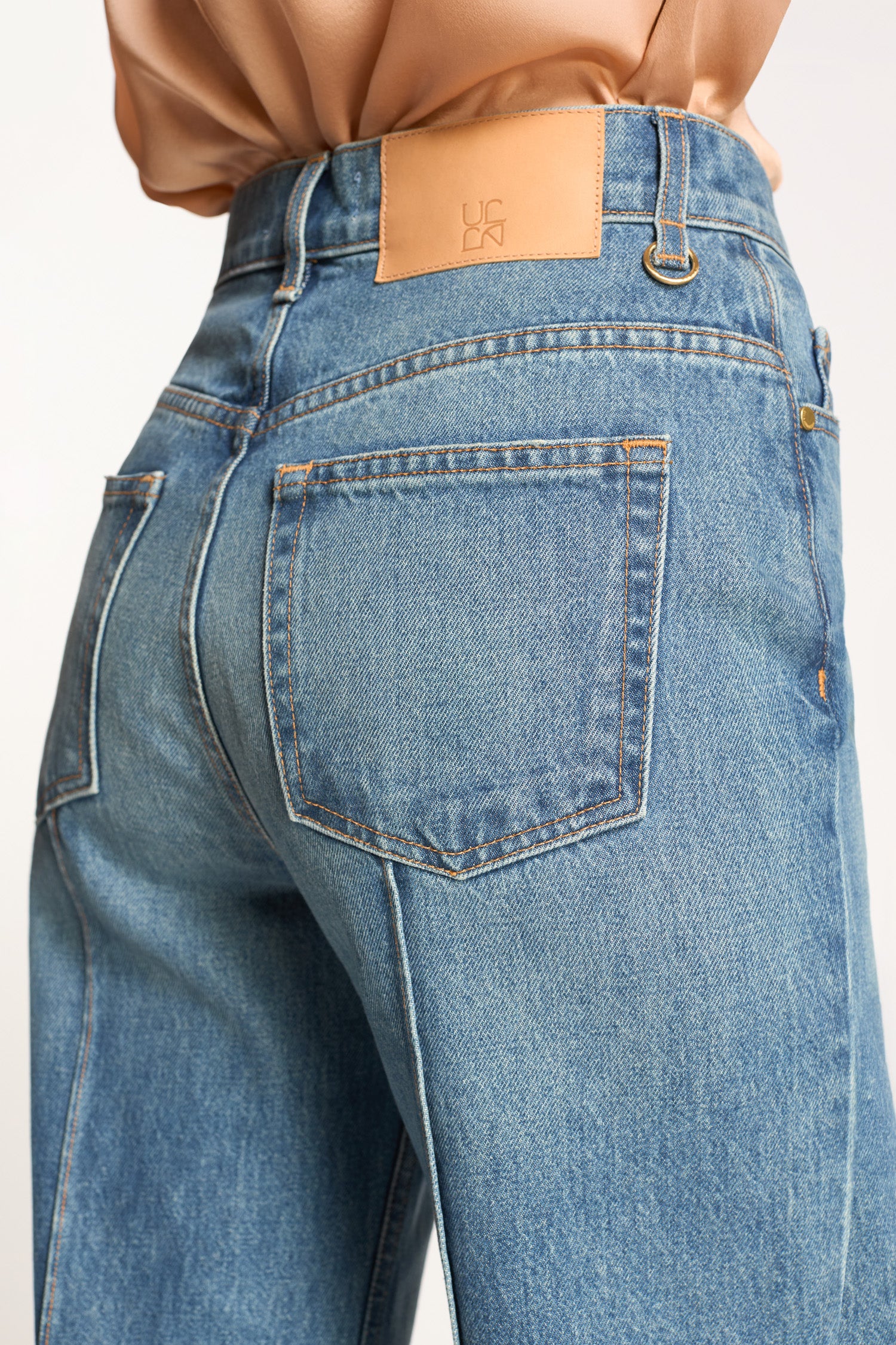 Ulla Johnson Genevieve Jean Danube taille haute coton