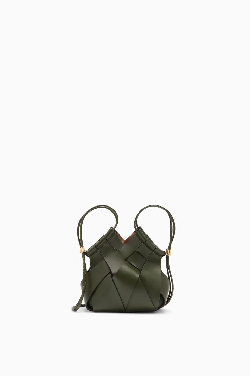 Ulla Johnson Charlotte sac bandoulière Militaire cuir vert
