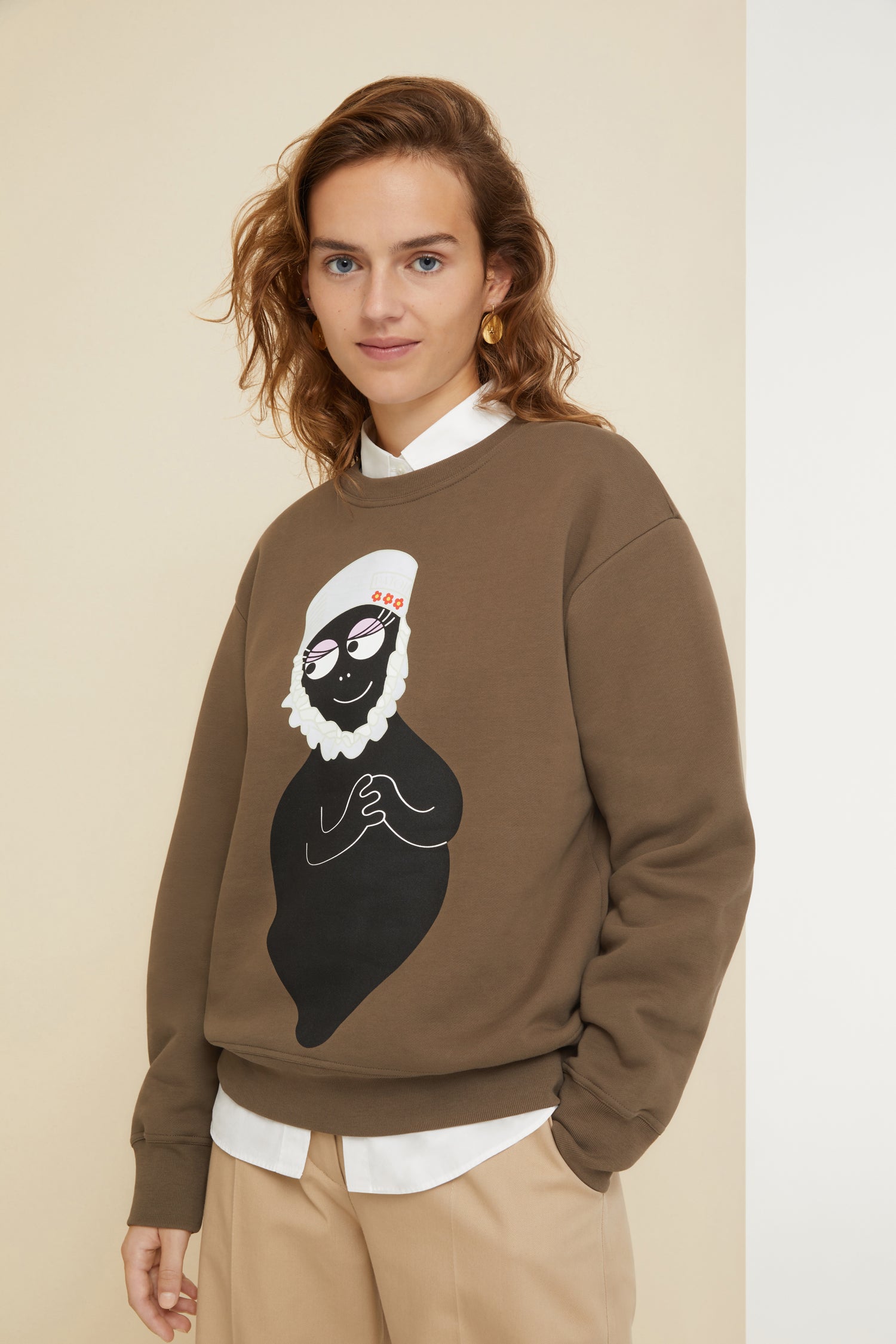 Patou JE047 sweat Barbamama bronze coton bio