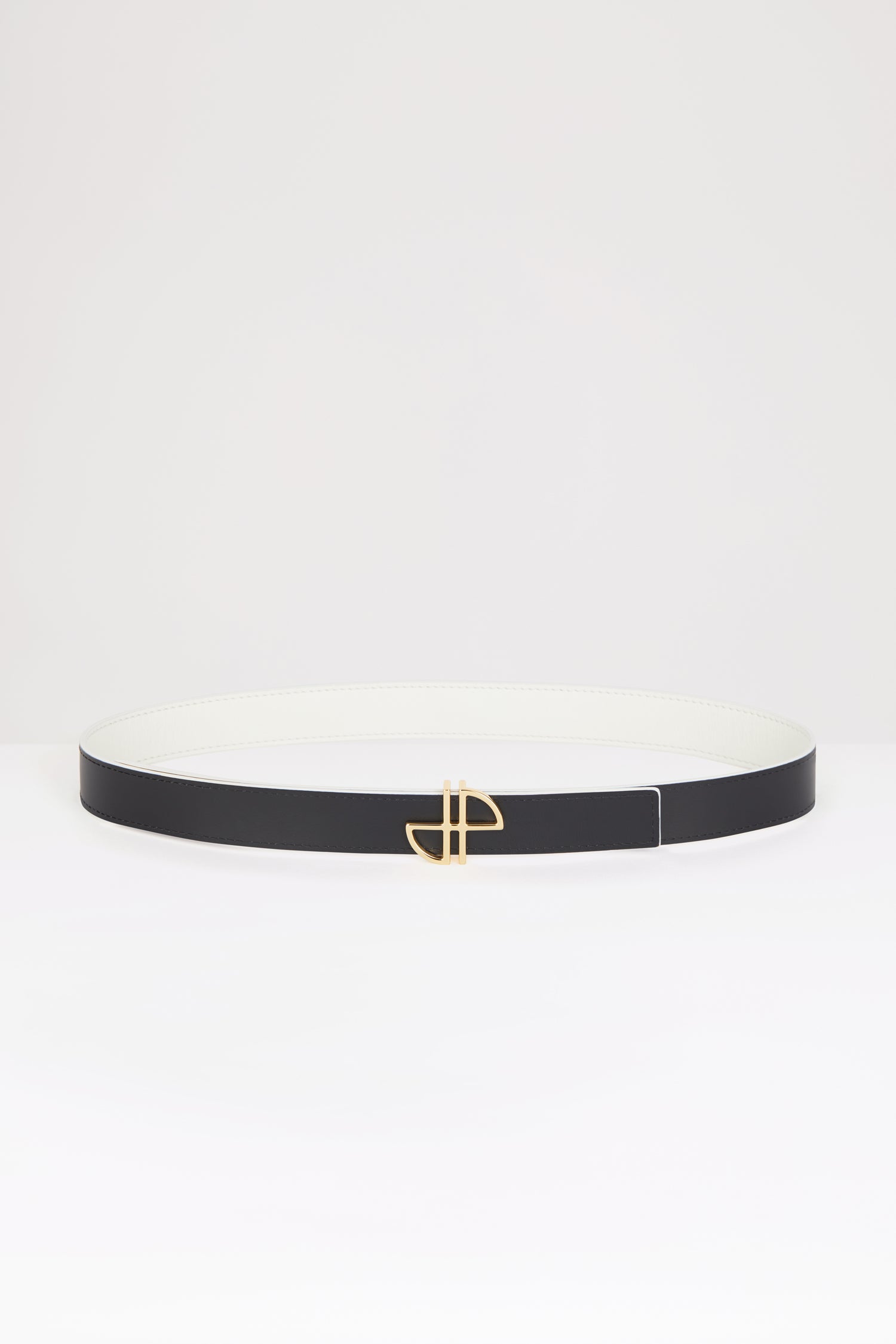Patou H23BE0015021009A ceinture cuir blanc avalanche S-L