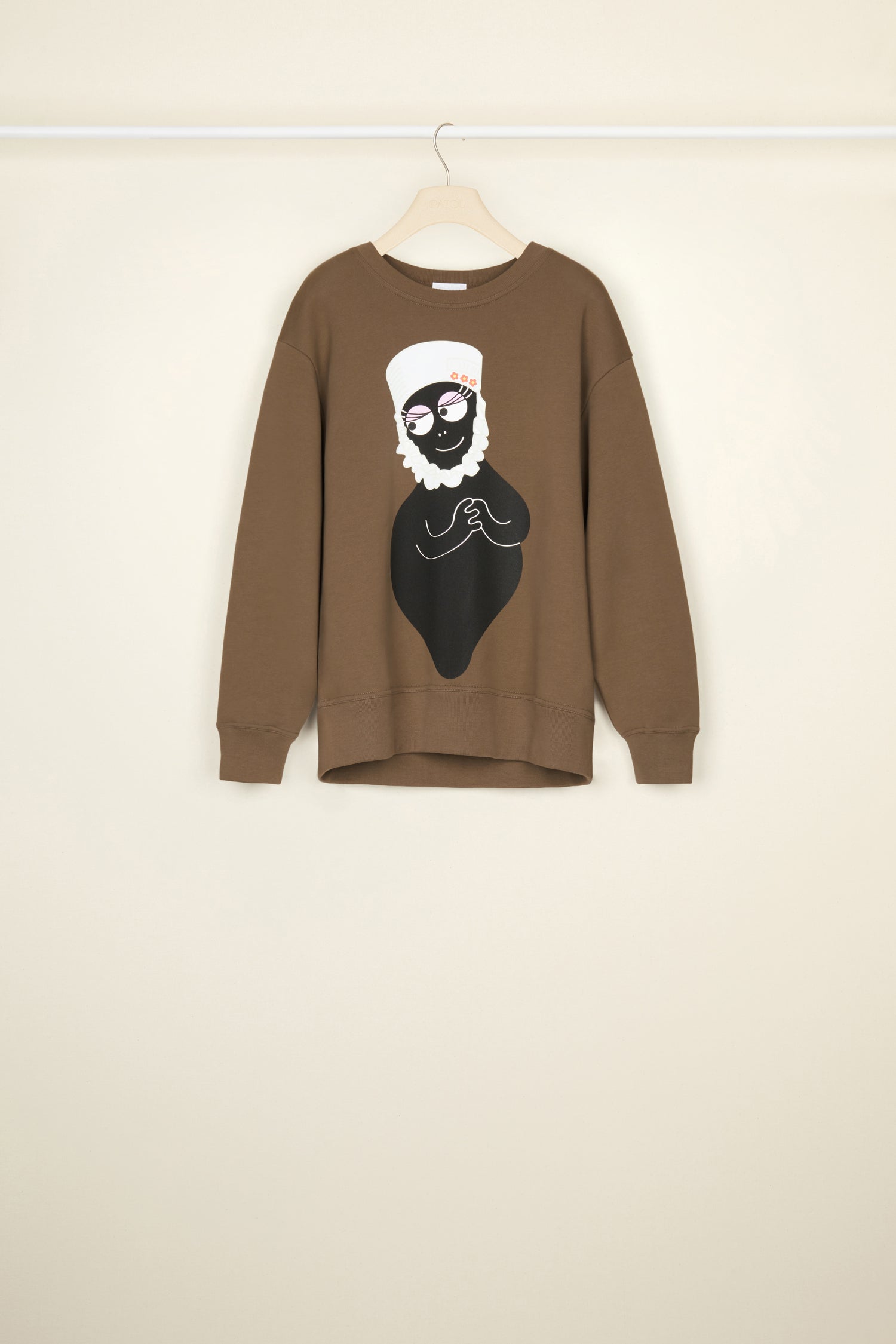 Patou JE047 sweat Barbamama bronze coton bio