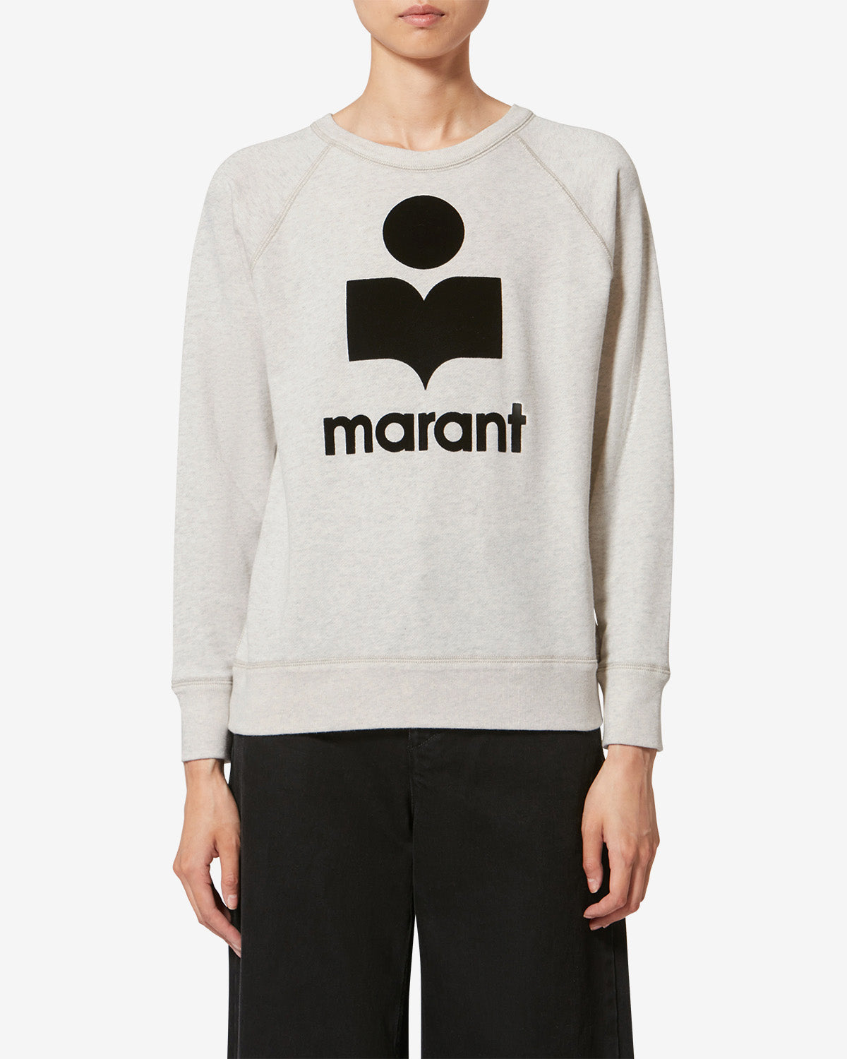 Isabel Marant Millyny sweatshirt écru coton logo