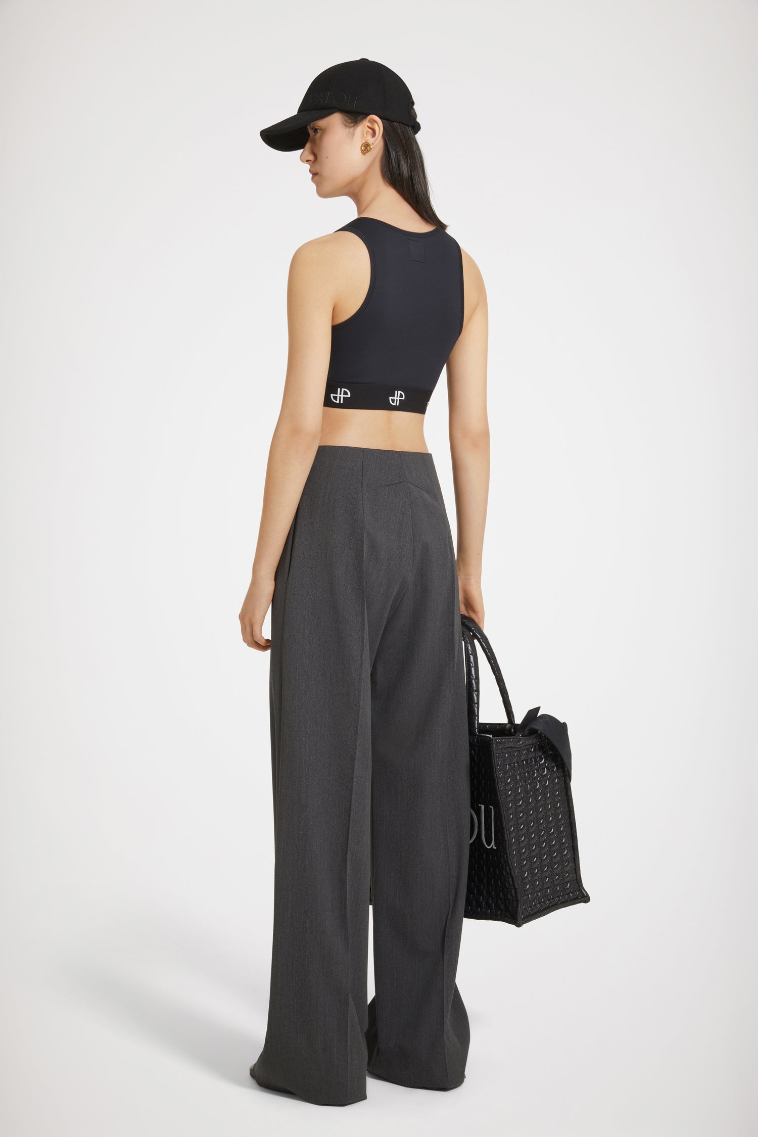 Patou TR002 pantalon droit Anthracite twill laine 34-44