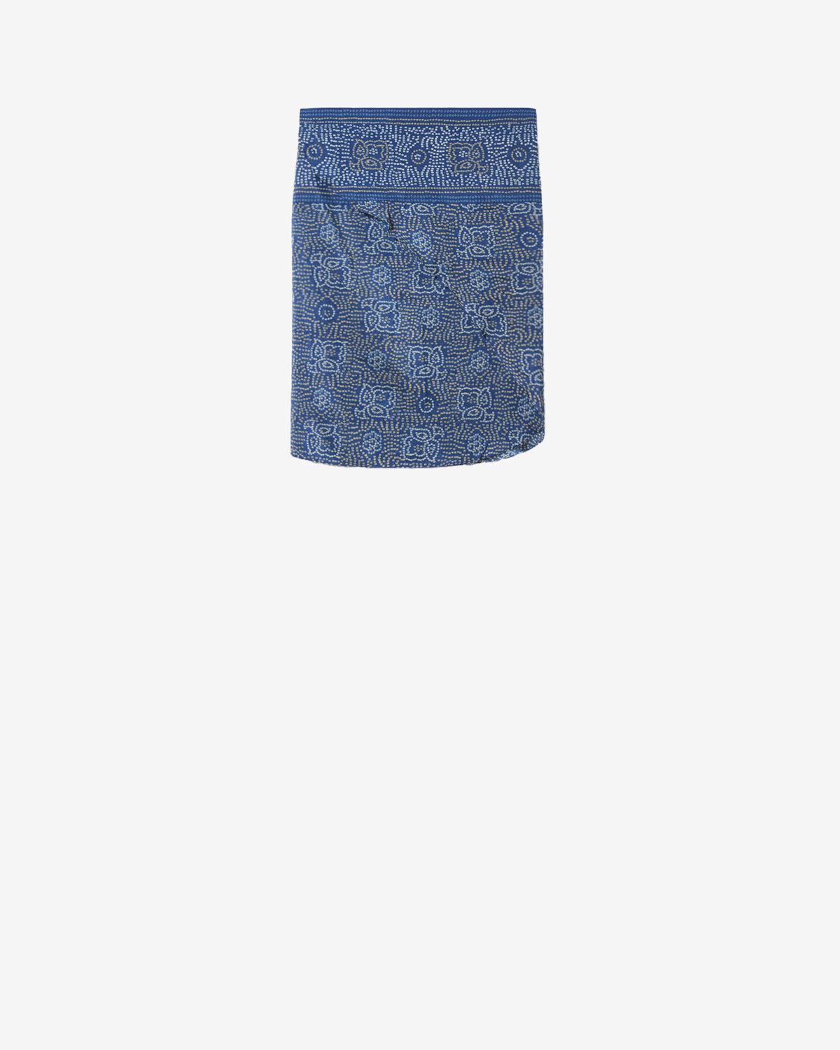 Isabel Marant Lucilia PR002XFA paréo coton bleu imprimé