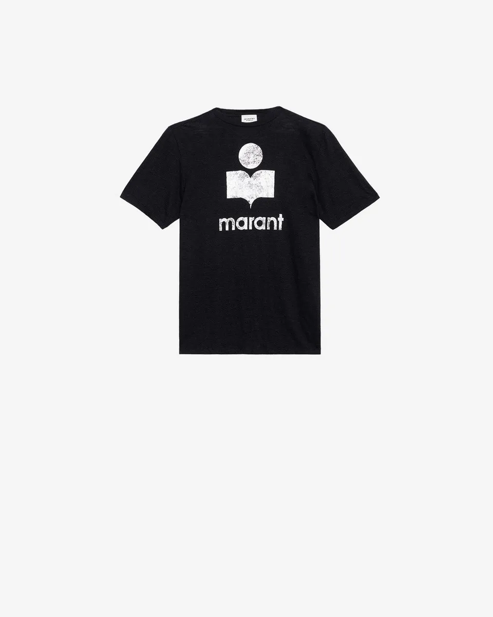 Isabel Marant Zewel t-shirt lin noir logo