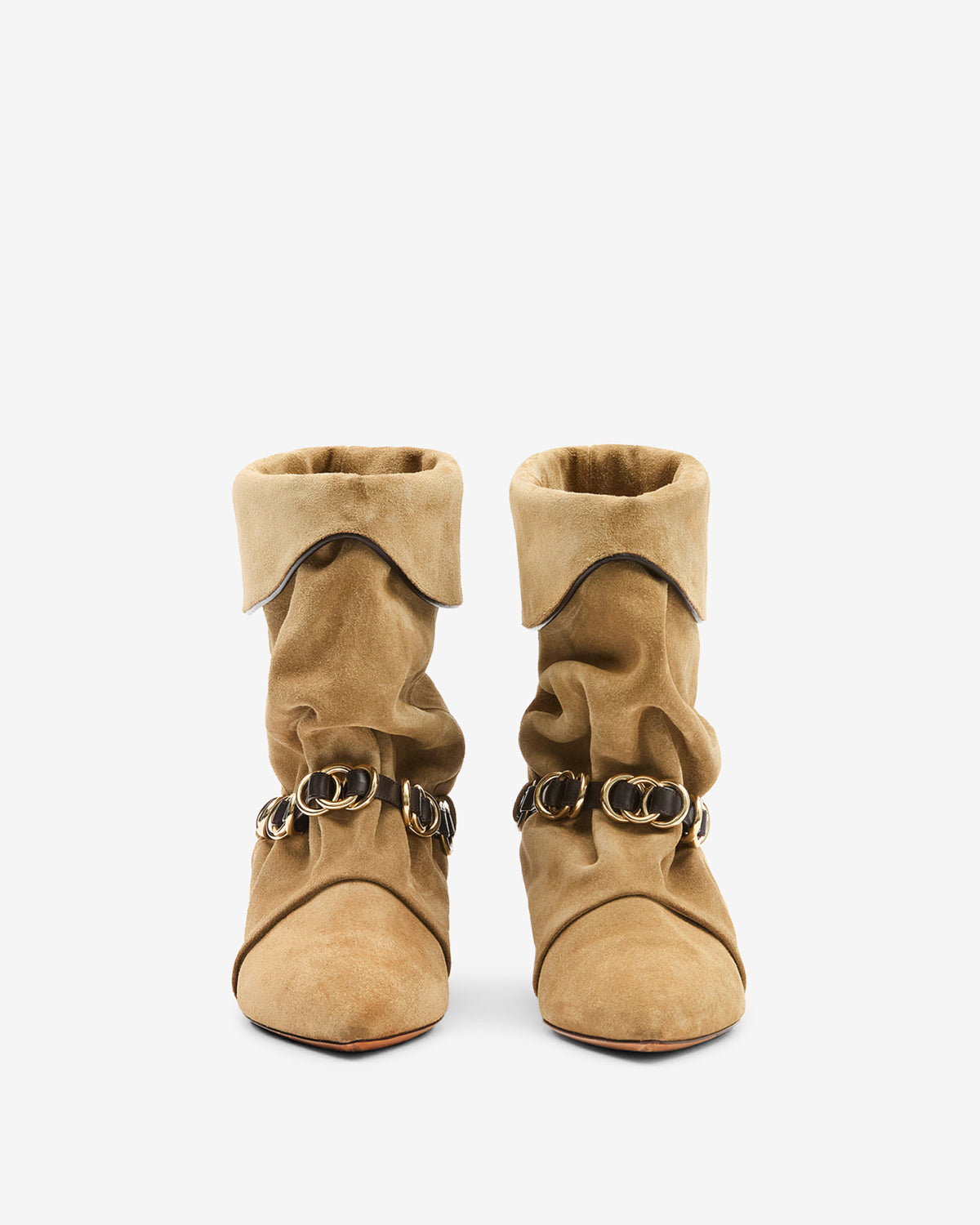 Isabel Marant Edrik BO0285FA bottines cuir taupe