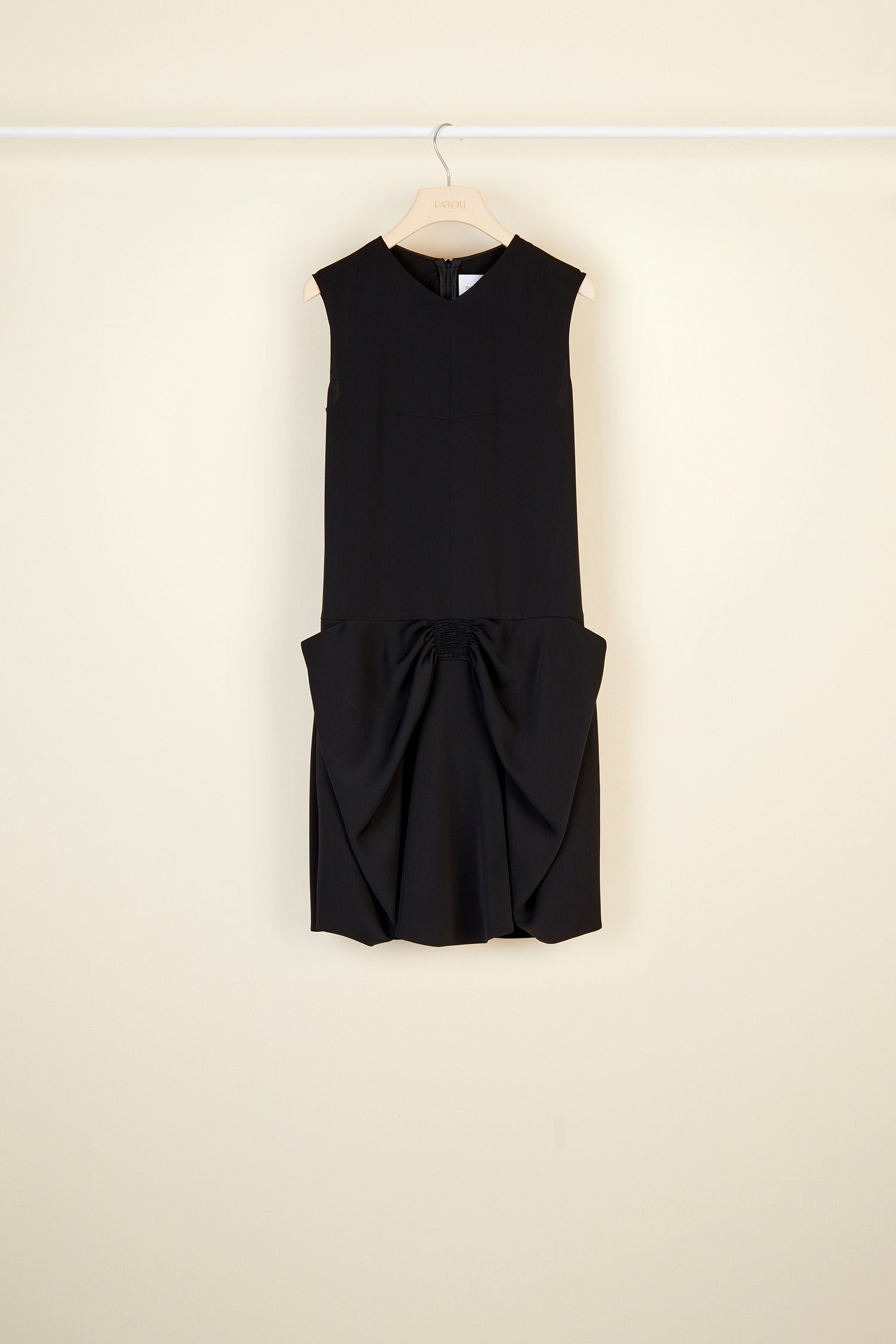 Patou H20DR0210012999B robe mini noire cady nœud