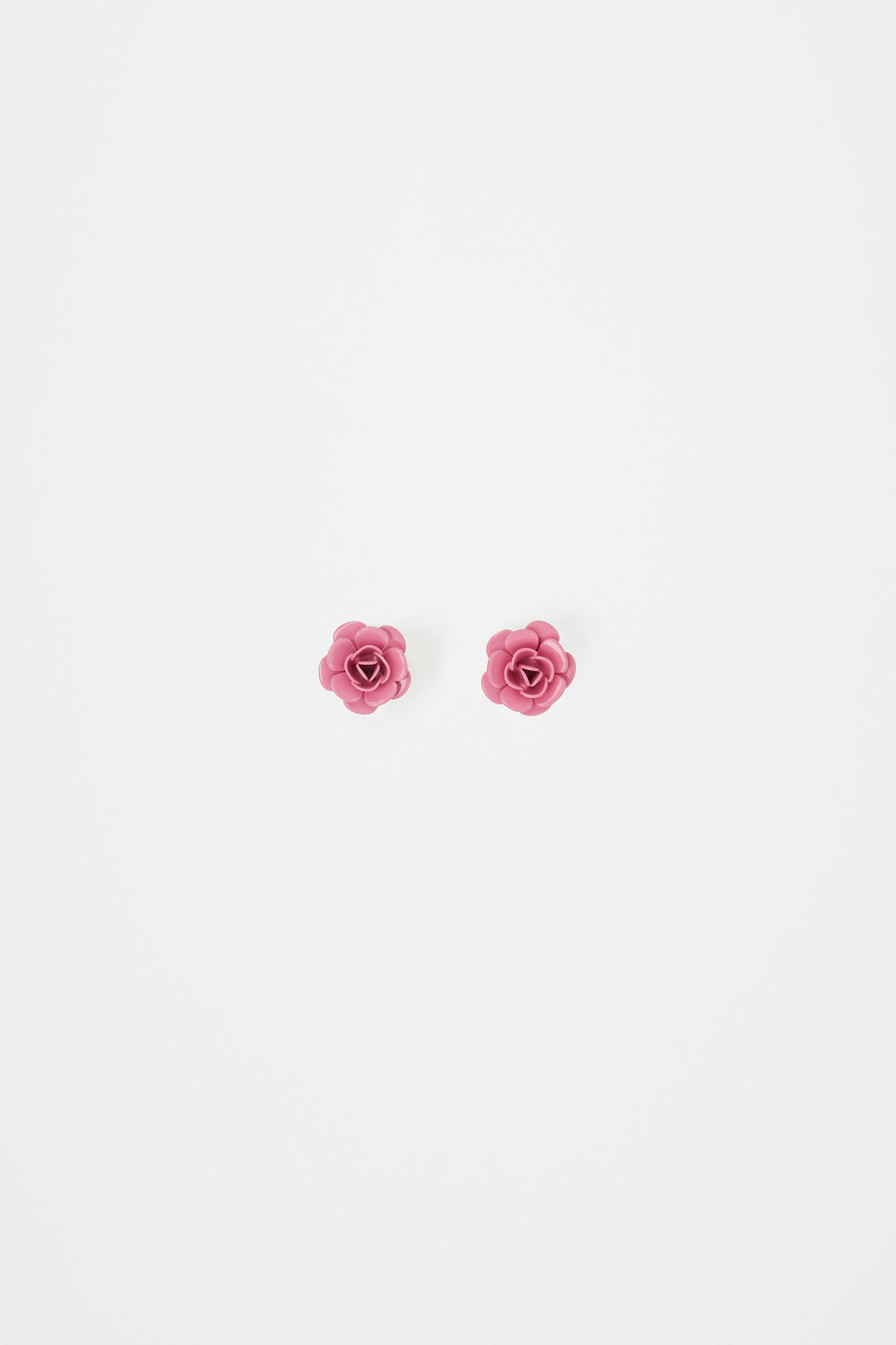 Patou boucles d'oreilles fleur JW087 rose Darling Pink