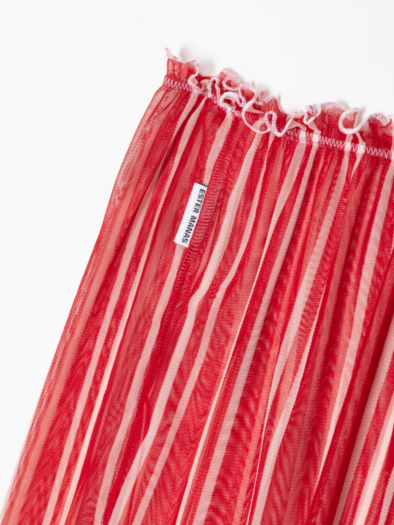 Ester Manas Easy jupe Red Striped rayures rouges