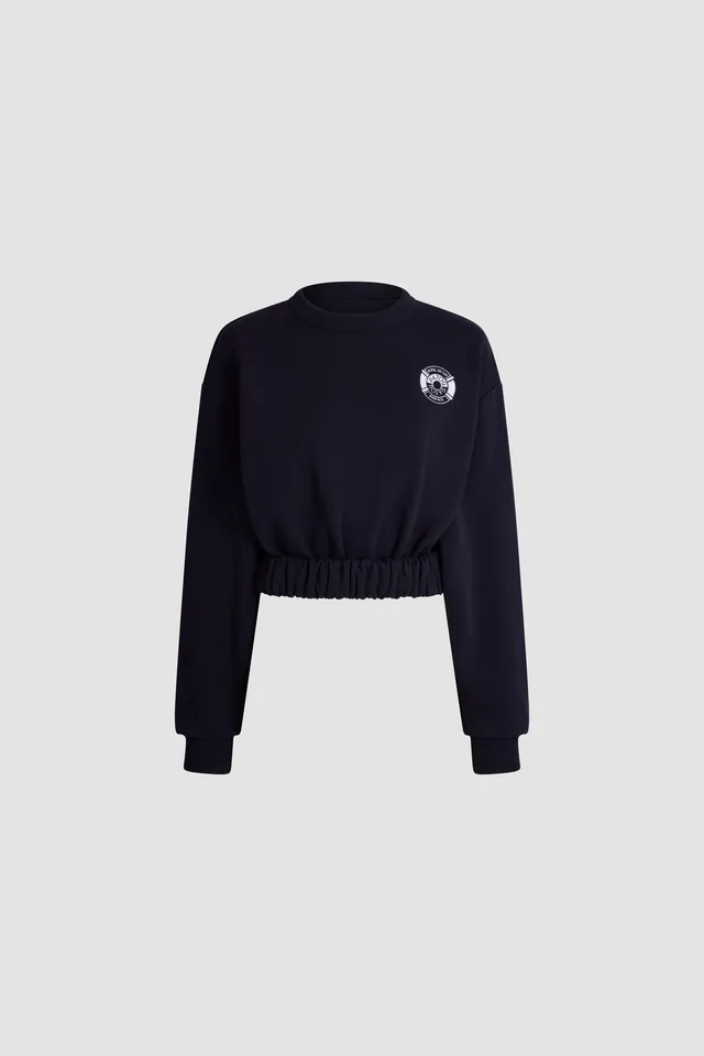 Patou Sweatshirt SP065 sweat crop bleu XS coton bio