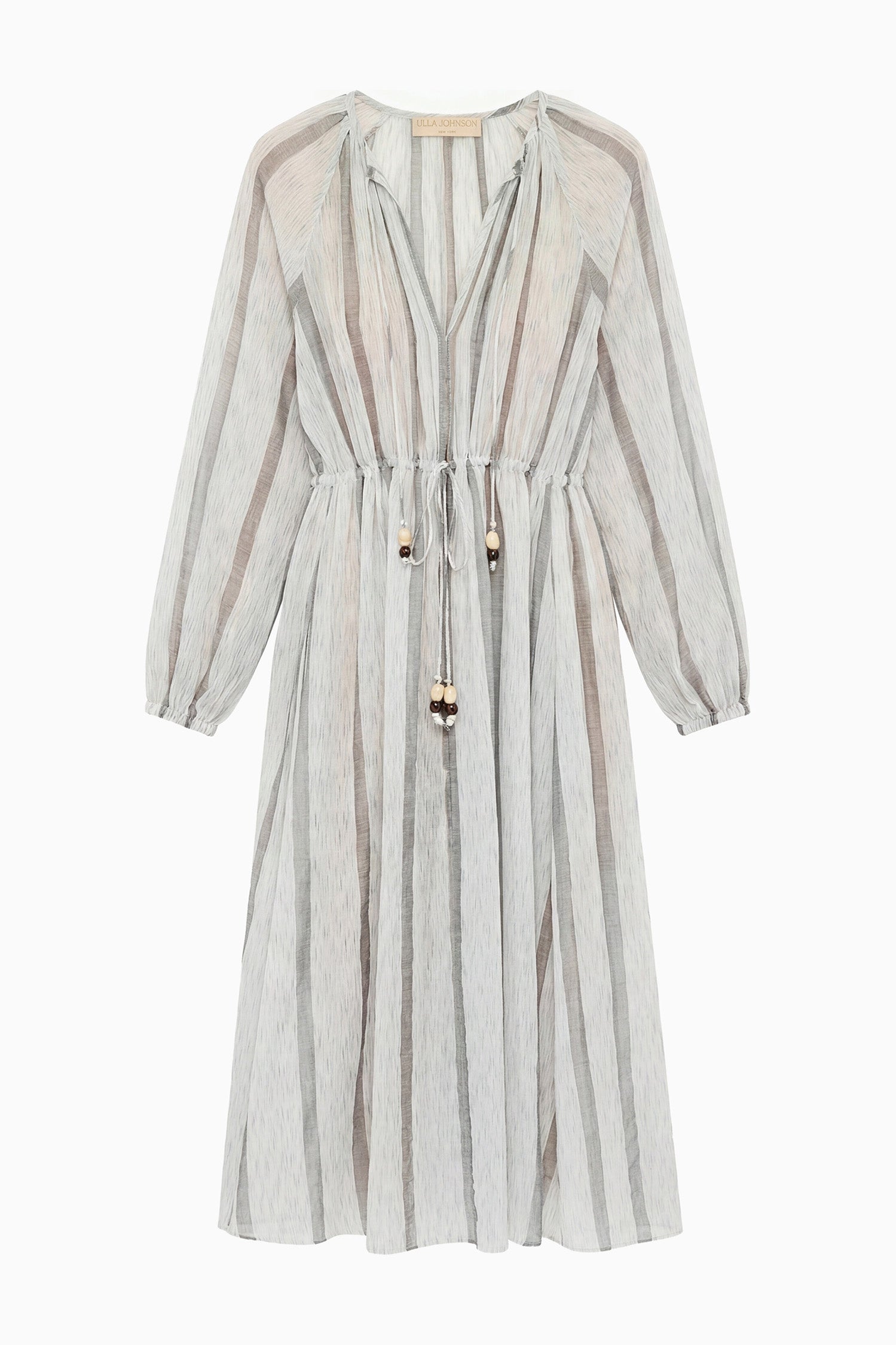 Ulla Johnson Aurora robe plage coton Salt Stone