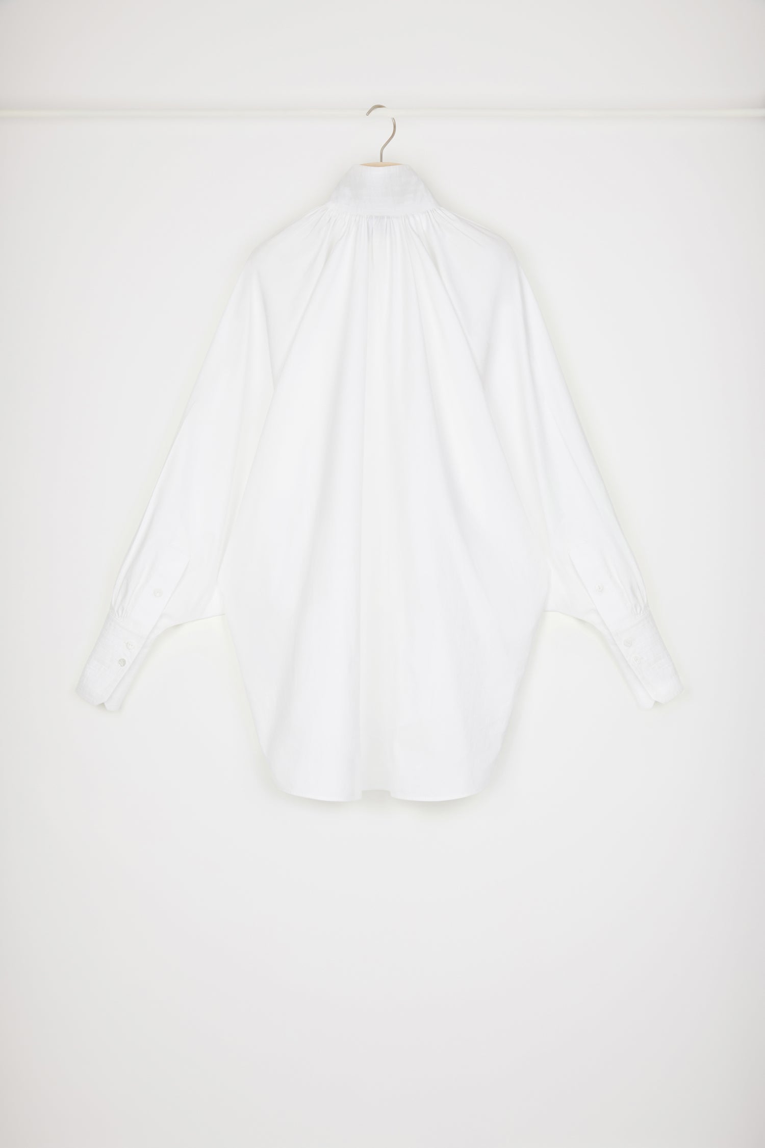 Patou High-neck blouse blouse coton blanc White 38