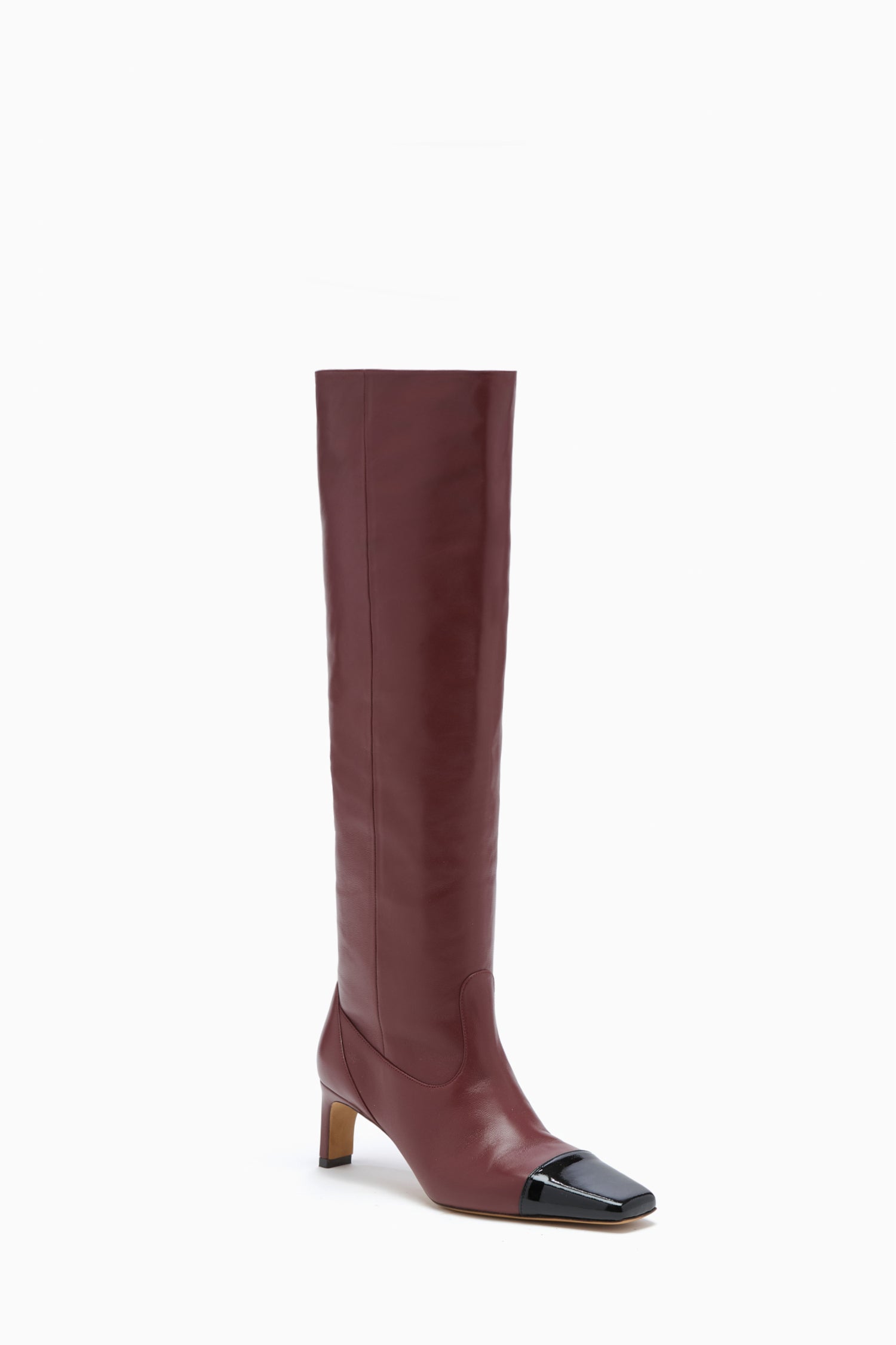Ulla Johnson Carlyle FA261033 bottes cuir mahogany