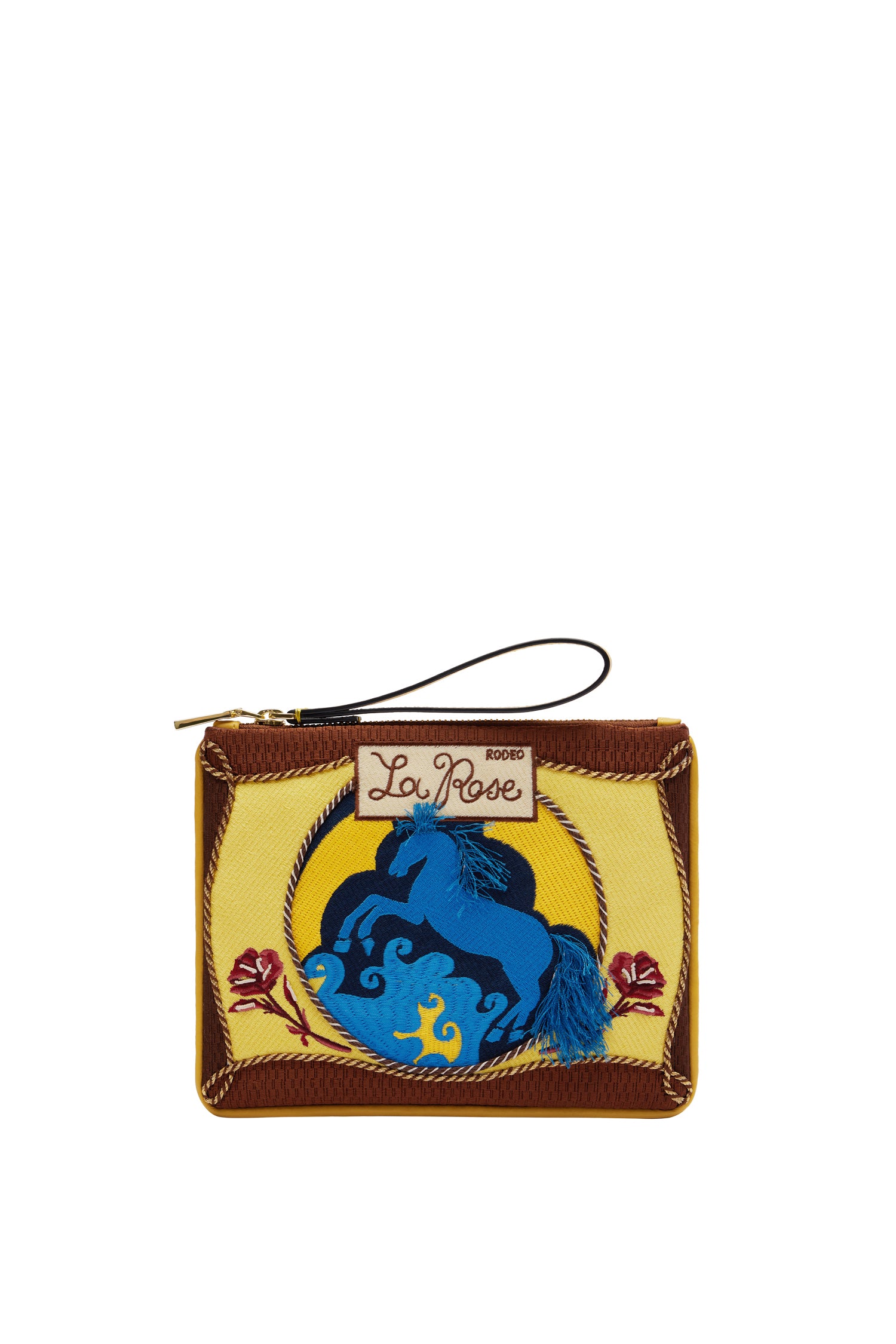 Alemäis Ace Horse pochette brodée taille unique viscose