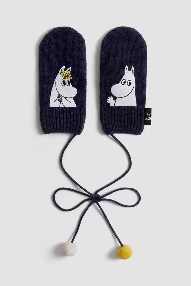 Patou Accessories AC126 moufles laine Moomin Navy TU