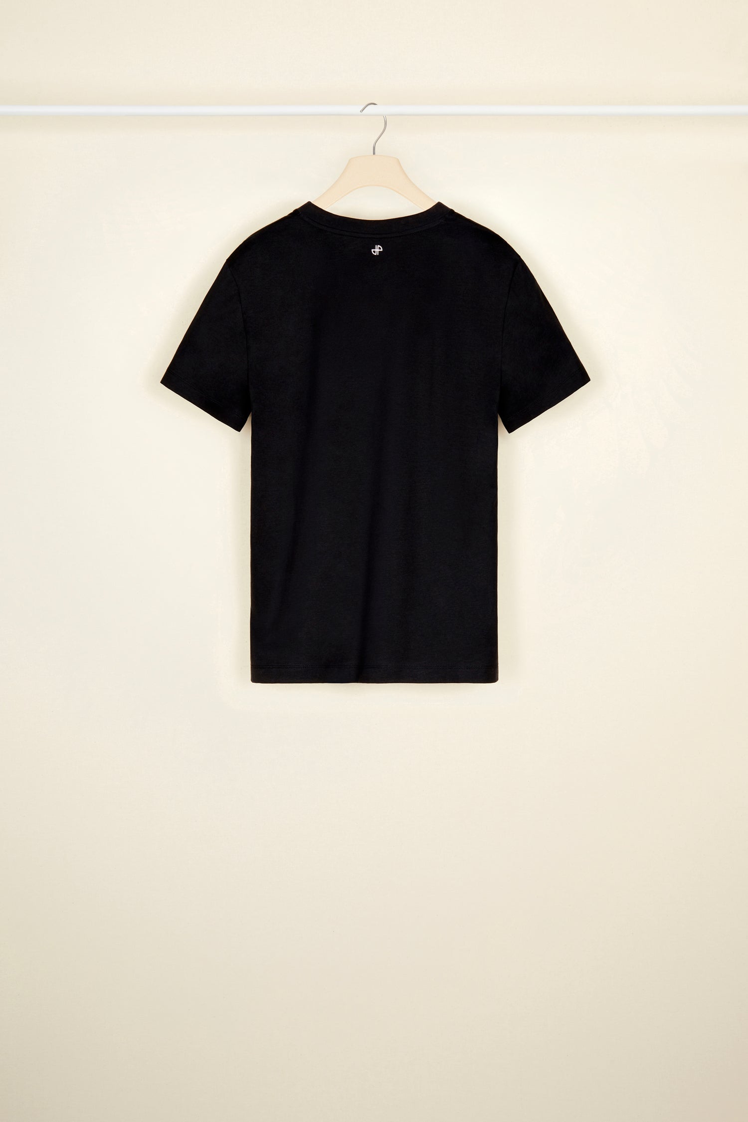 Patou A21JE0339999999B t-shirt coton noir Amour